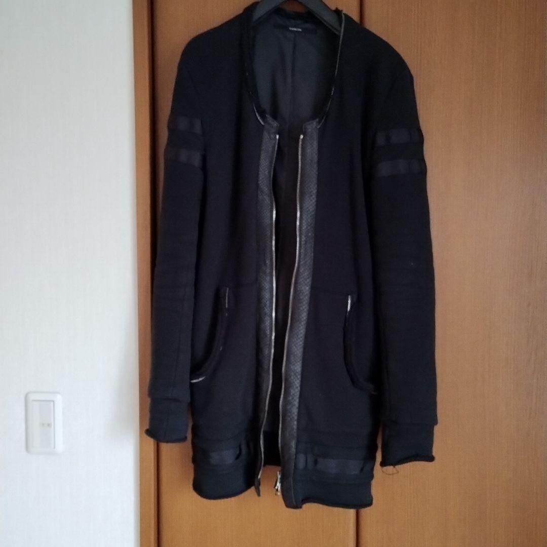 Yasuyuki Ishii YASUYUKI ISHII Python Print Leather/ Knit Jacket Black L Size US L / EU 52-54 / 3 - 1 Thumbnail