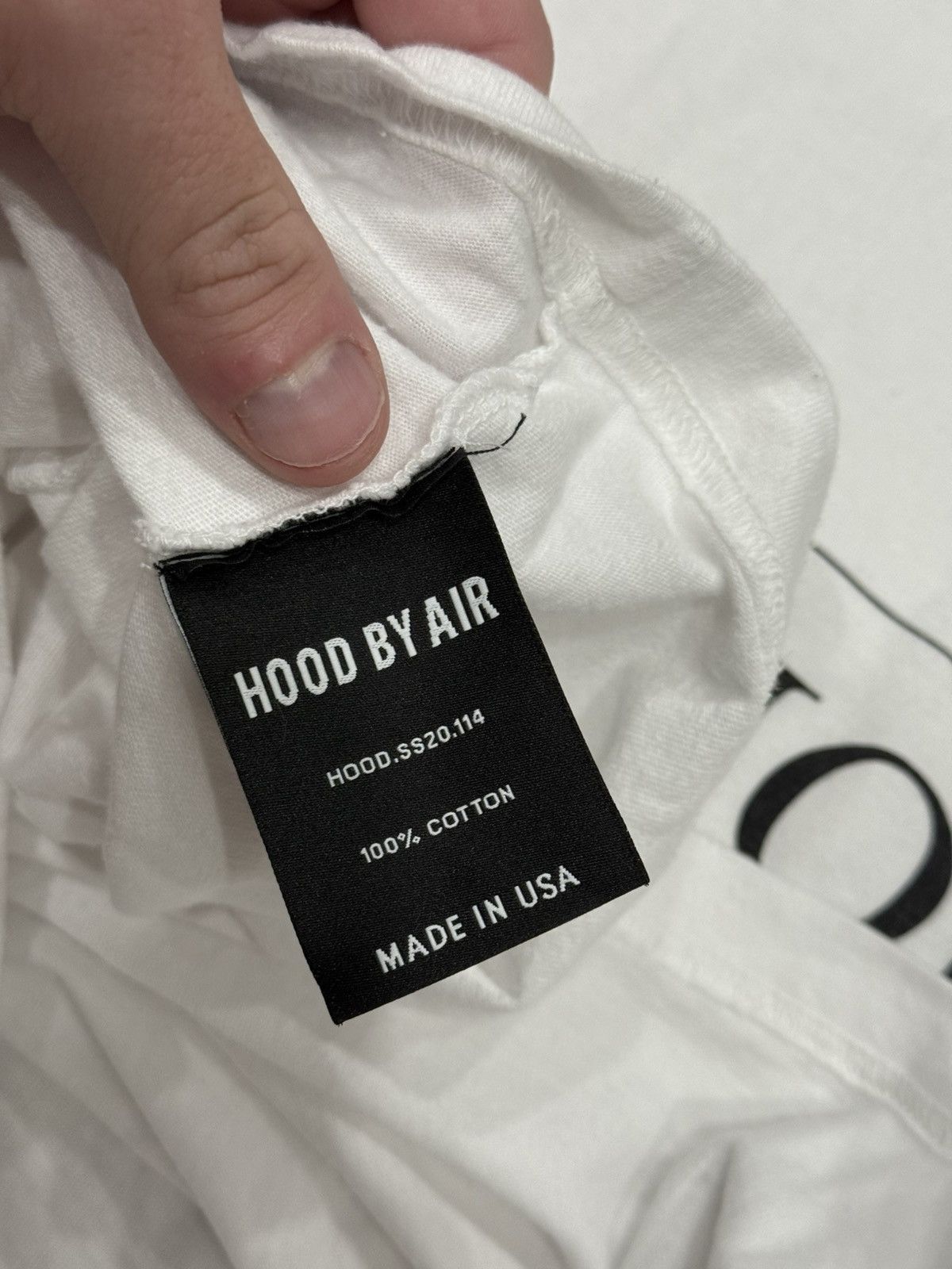 Hood By Air Anonymous Club Hood By Air Big Logo Tee Size US L / EU 52-54 / 3 - 9 Thumbnail