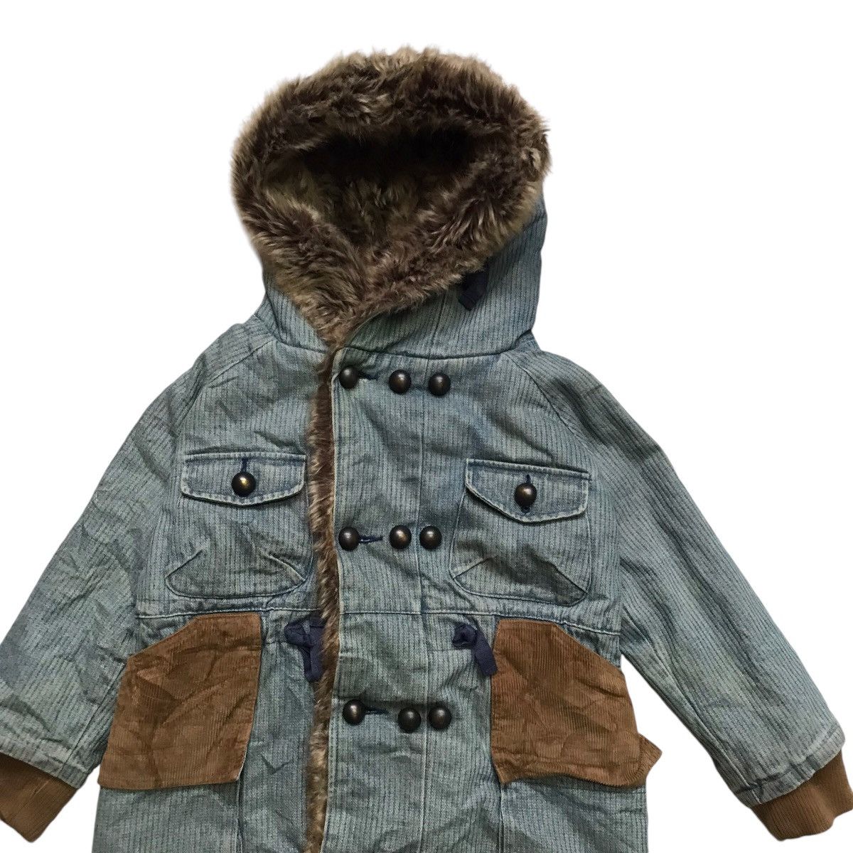If Six Was Nine × Japanese Brand × Le Grande Bleu (L.G.B.) Tactical Pocket LGB If Six Was Nine CAT Hoodies Faux Fur Size XS / US 0-2 / IT 36-38 - 2 Thumbnail