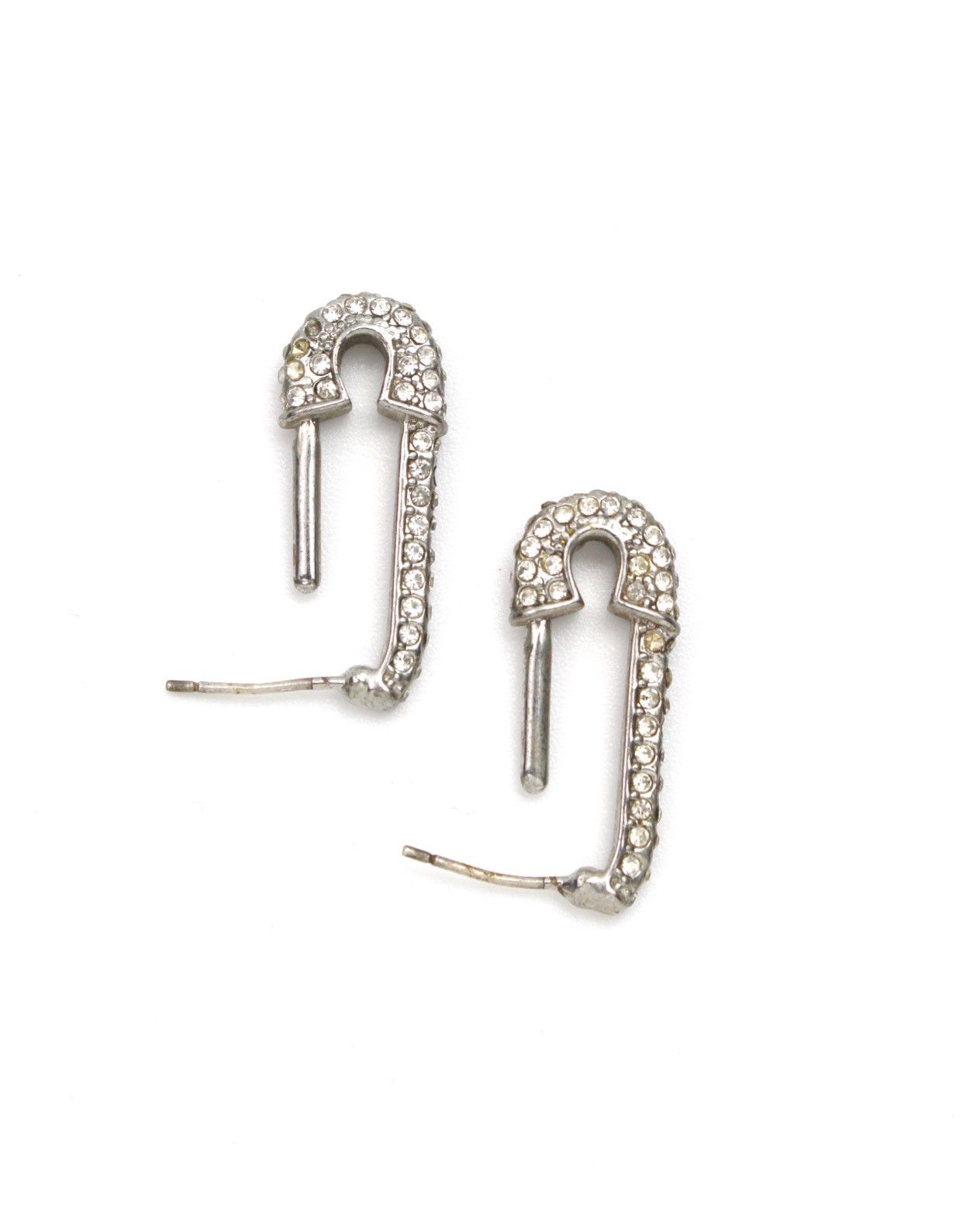 Hysteric Glamour 2000S JAPANESE MADE CRYSTAL CLASP GLAM SAFETY EARRING Size ONE SIZE - 1 Thumbnail