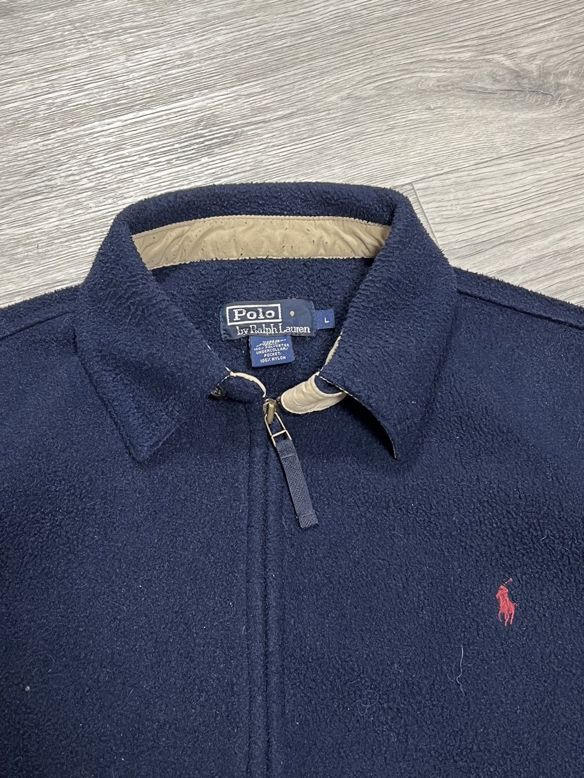Vintage Polo Ralph Lauren vintage fleece jacket men’s size L Size US L / EU 52-54 / 3 - 3 Thumbnail