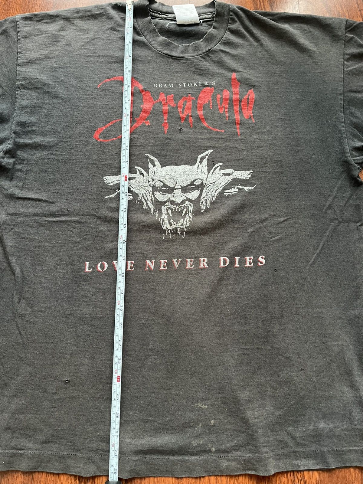 Other 90s Dracula Bram Stoker's Vintage Shirt " Love Never Dies " Size US XL / EU 56 / 4 - 12 Thumbnail