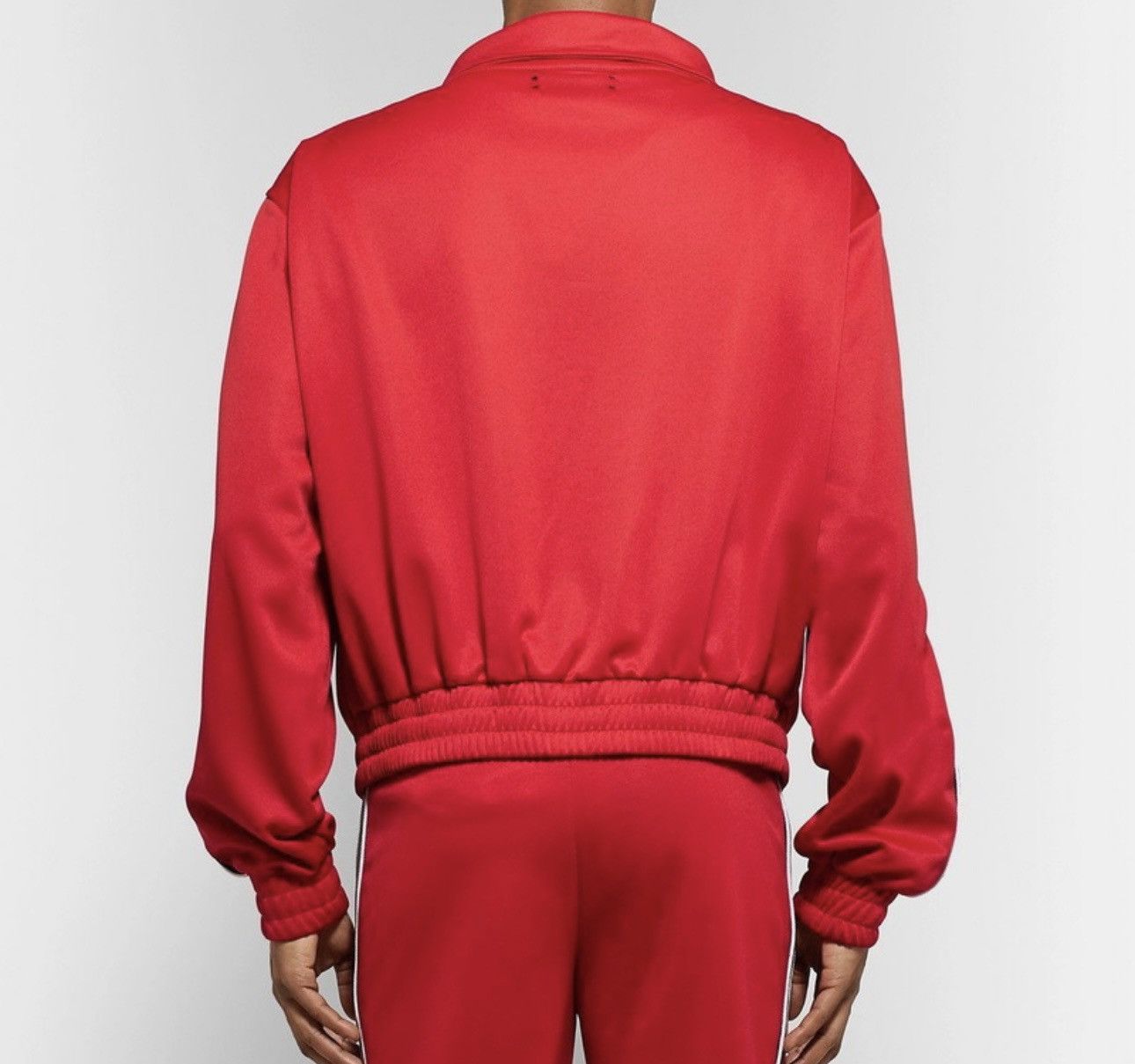 Amiri Amiri leather trim red track jacket size small Size US S / EU 44-46 / 1 - 9 Thumbnail