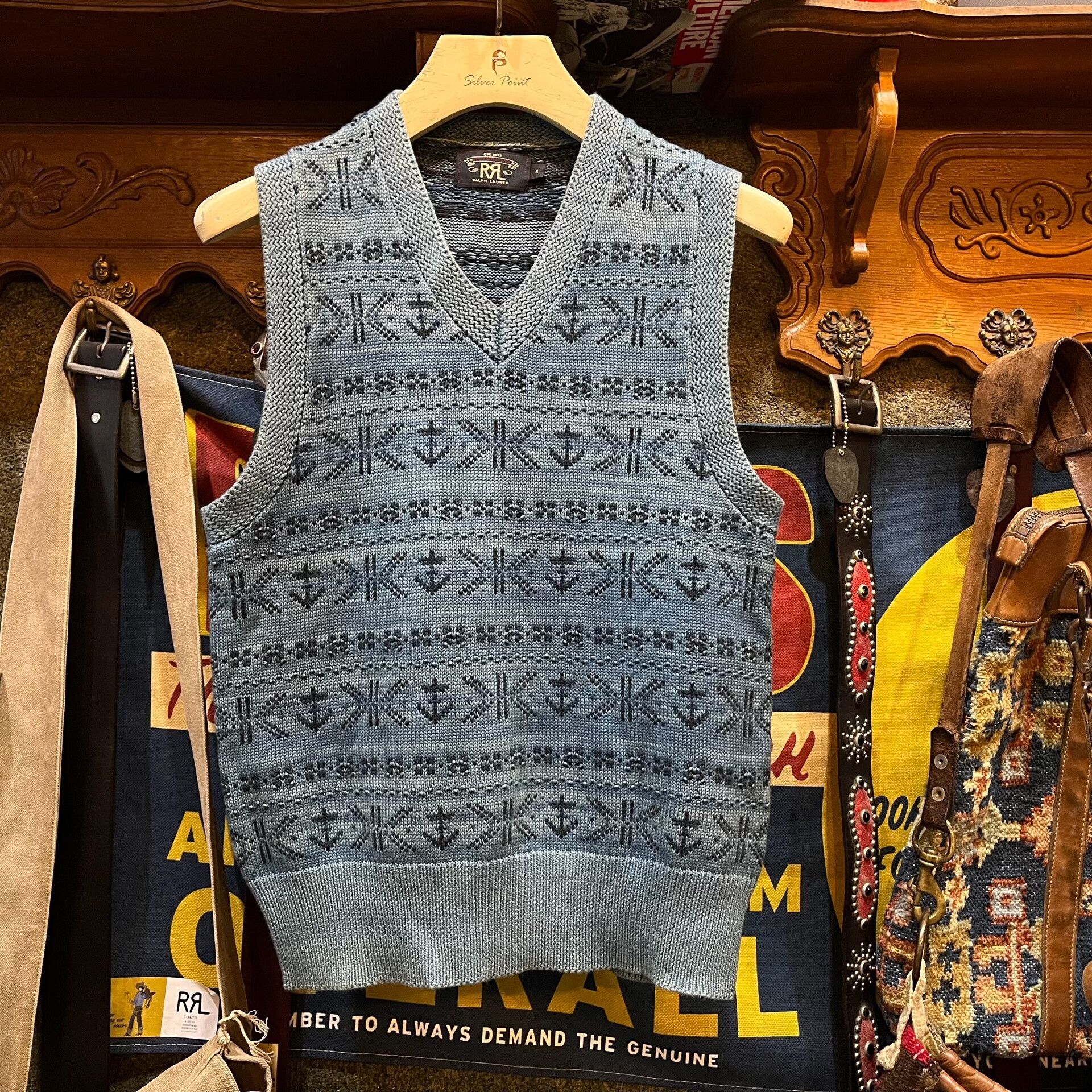 RRL Knit Sweater Vest by Ralph Lauren