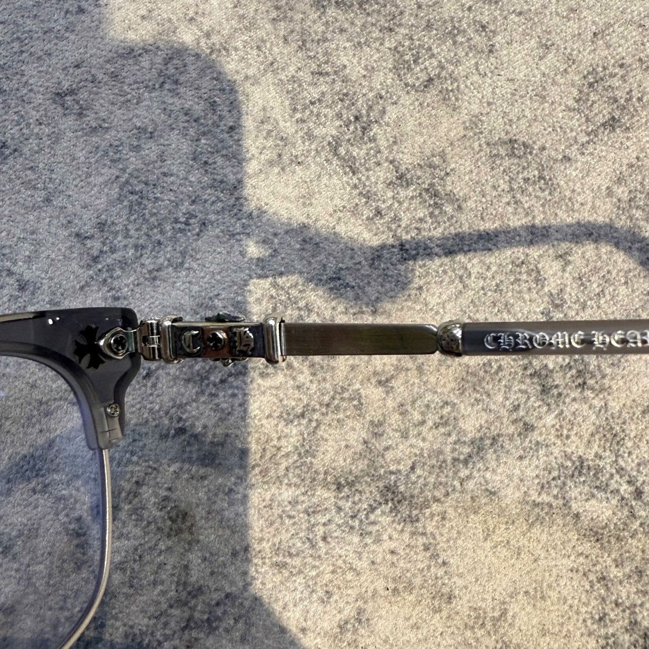 Chrome Hearts CHROME HEARTS BONENNOISSEUR II Matte Graphite/Brushed Silver Size ONE SIZE - 6 Thumbnail