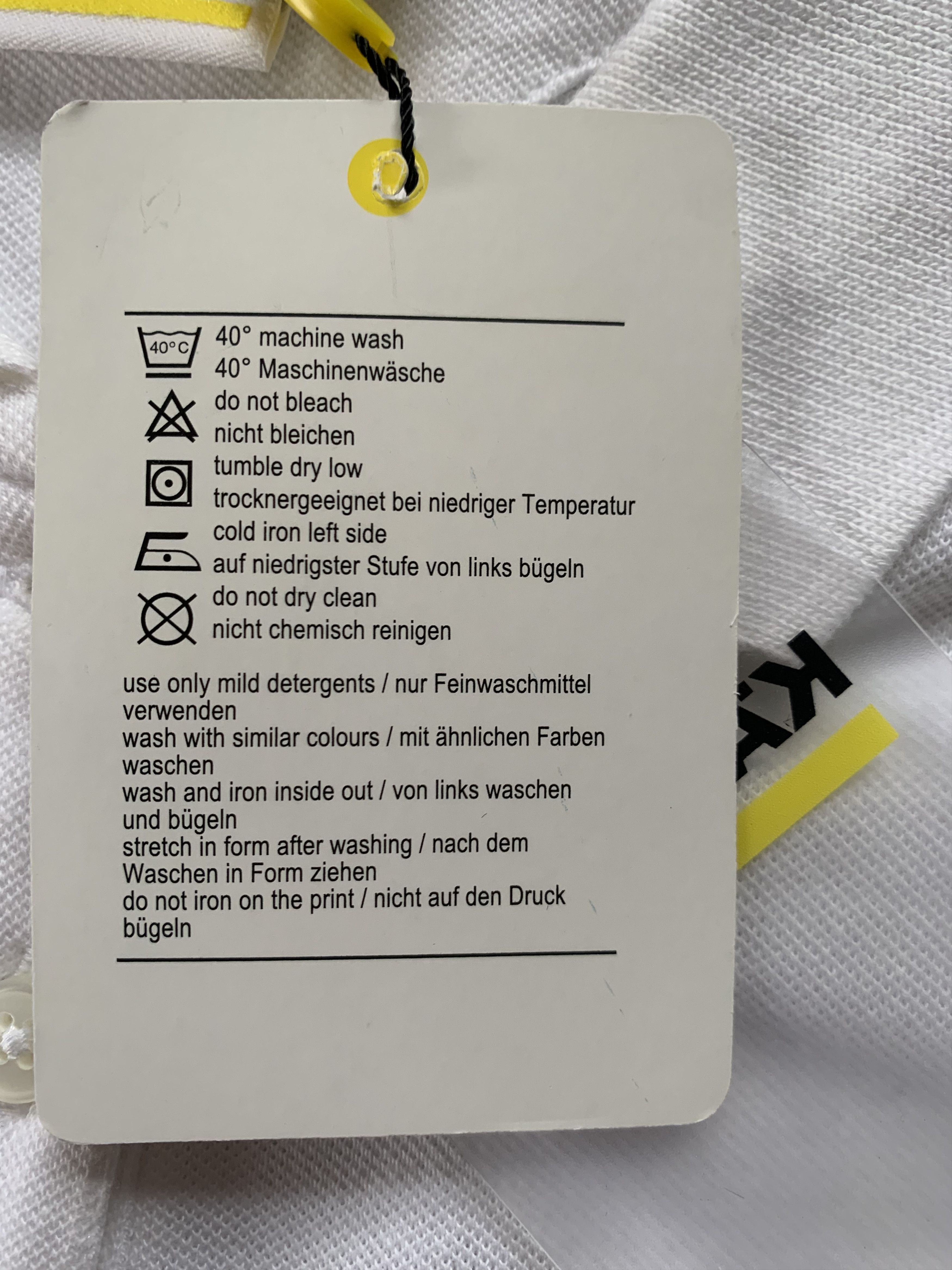 Other Kärcher Exclusive White Cotton Polo T-Shirt Size XS / US 0-2 / IT 36-38 - 7 Thumbnail