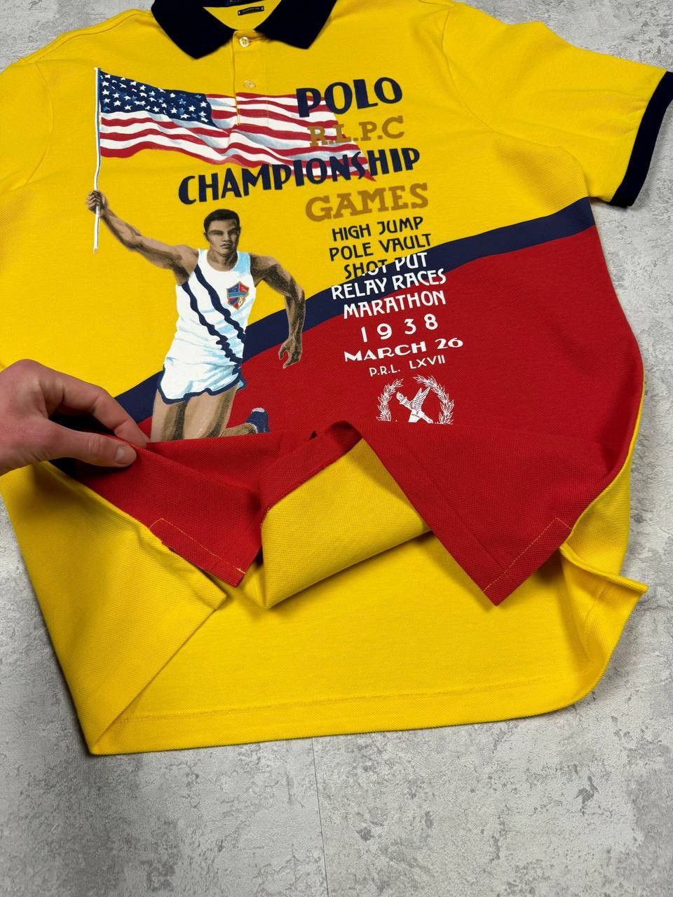 Polo Ralph Lauren Polo Ralph Lauren R.L.P.C. Championship Games 1938 Size L Size US L / EU 52-54 / 3 - 7 Thumbnail