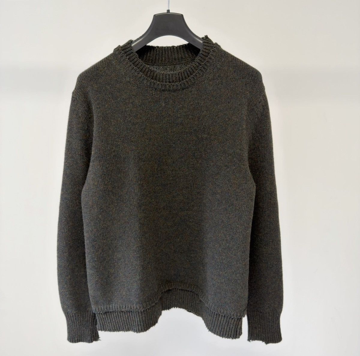 Maison Margiela A/W 21 Distressed Hems Wool Sweater Size US M / EU 48-50 / 2 - 21 Thumbnail