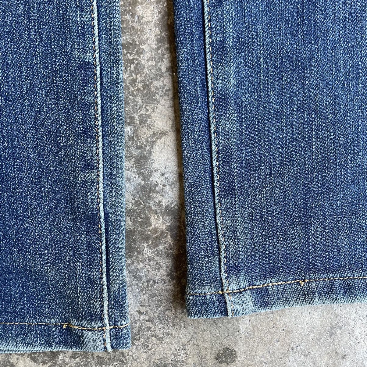 Edwin 🔥Vintage Edwin 503 Stoned Washed Distress Denim Jeans Size US 34 / EU 50 - 9 Thumbnail