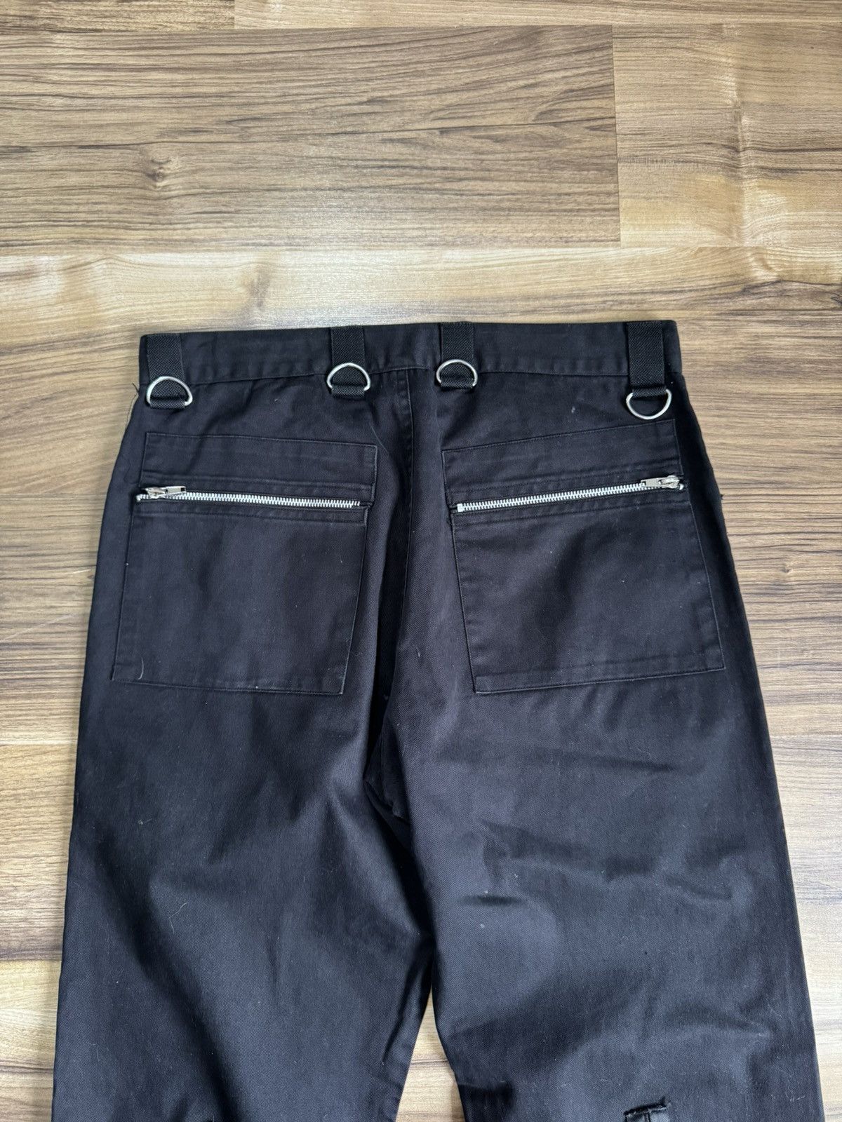 Japanese Brand Vintage Multi Pocket Flared Pants Jeans Size US 31 - 12 Thumbnail