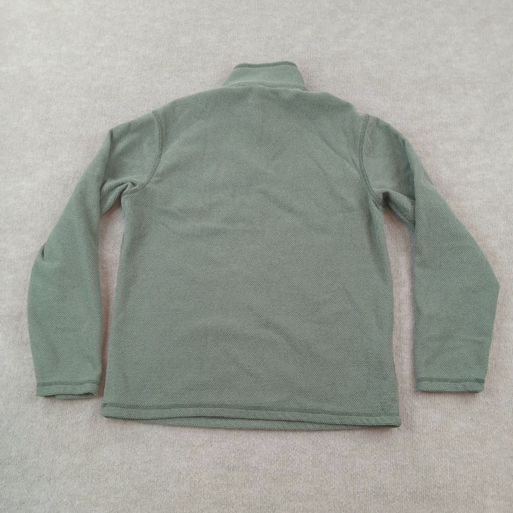 Eddie Bauer Eddie Bauer Green Mens Medium 1/4 Zip Mock Neck Pullover Sweater Long Sleeve Polyester Size US M / EU 48-50 / 2 - 8 Thumbnail