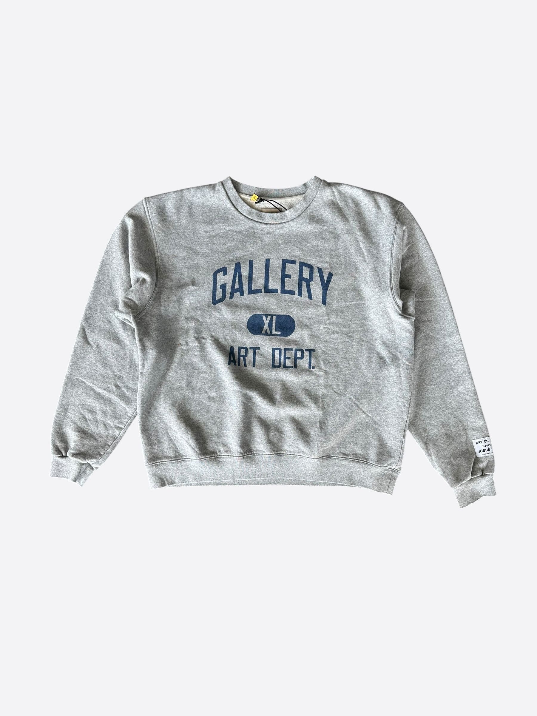 Gallery Dept. Gallery Dept Grey & Blue Art Dept Sweater Size US XL / EU 56 / 4 - 1 Thumbnail