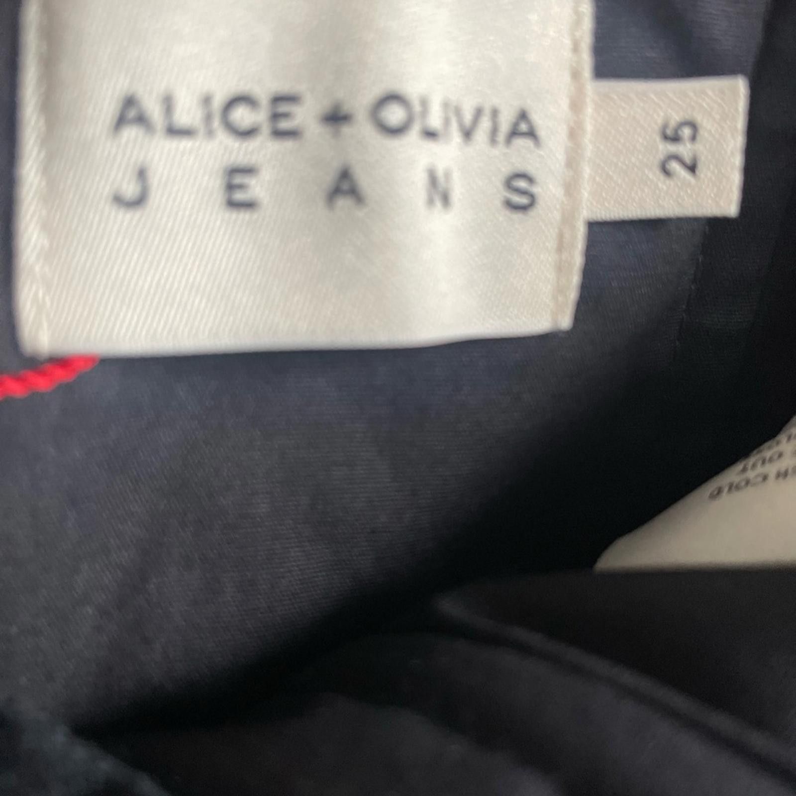 Other NWT Alice + Olivia Jeans “Queen of the Night” Susy Jumpsuit Size 25" / US 0 / IT 36 - 4 Thumbnail