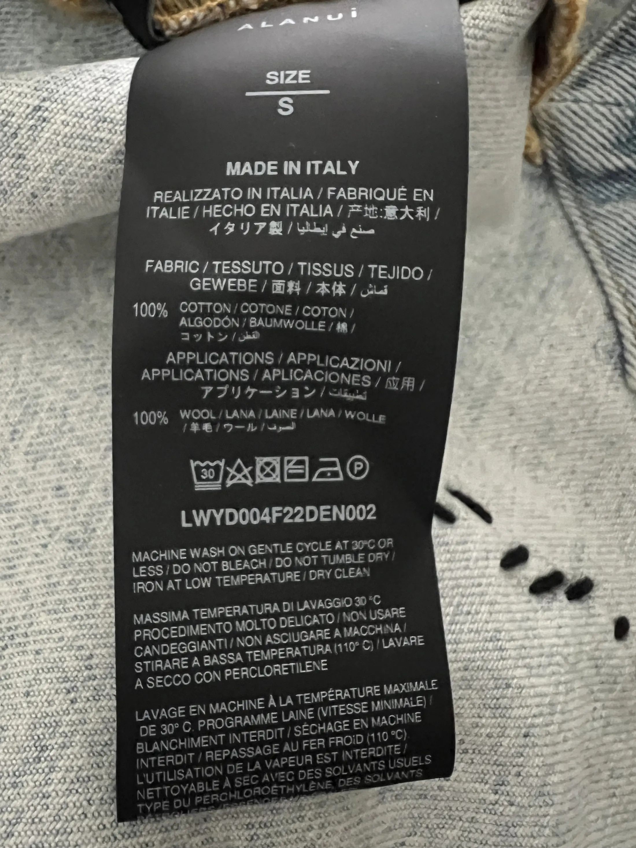 Alanui Alanui Northern Vibes Denim Jacket Size US S / EU 44-46 / 1 - 20 Thumbnail