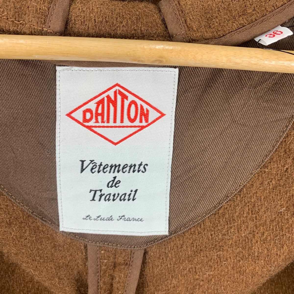 Danton Vintage DANTON FRANCE VETEMENTS Minimalist Heavy Jacket Size S / US 4 / IT 40 - 9 Thumbnail