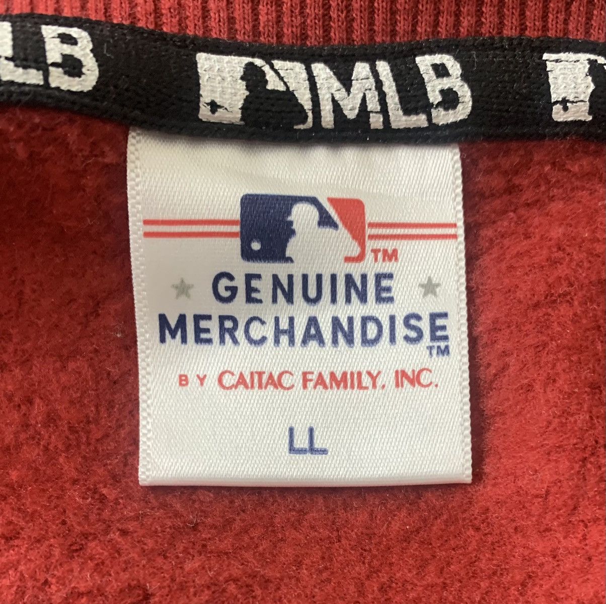 Japanese Brand Genuine Merchandise Angel MLB Crewneck Sweatshirt Colour Red Size US L / EU 52-54 / 3 - 9 Thumbnail