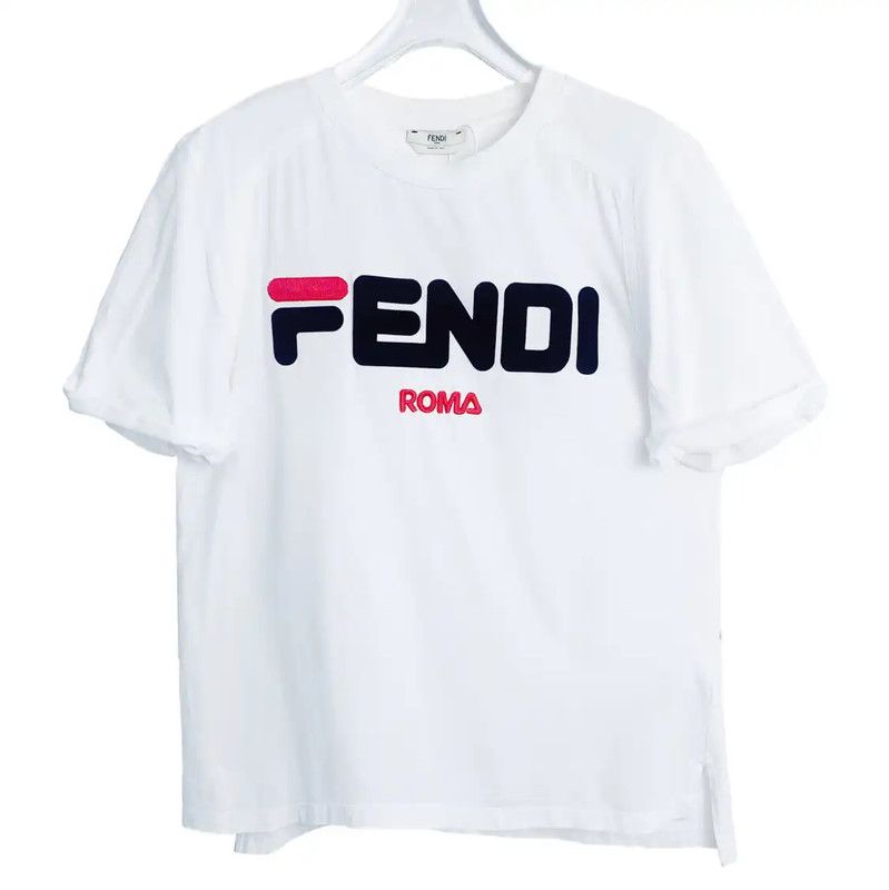 Fendi White Cotton Women's T-Shirt 0089