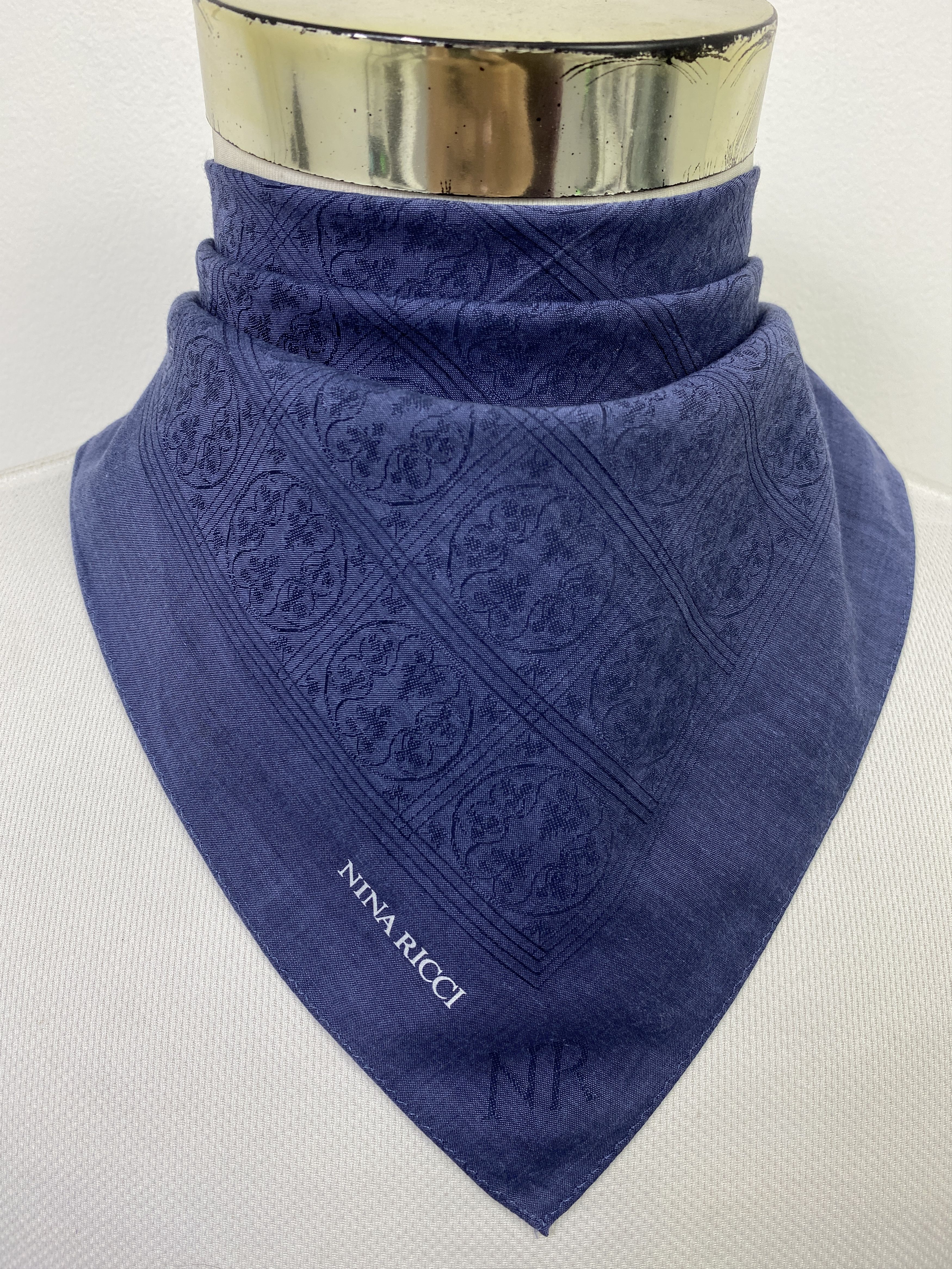 Other Vintage Nina Ricci Handkerchief / Neckerchief KT0062 Size ONE SIZE - 2 Thumbnail