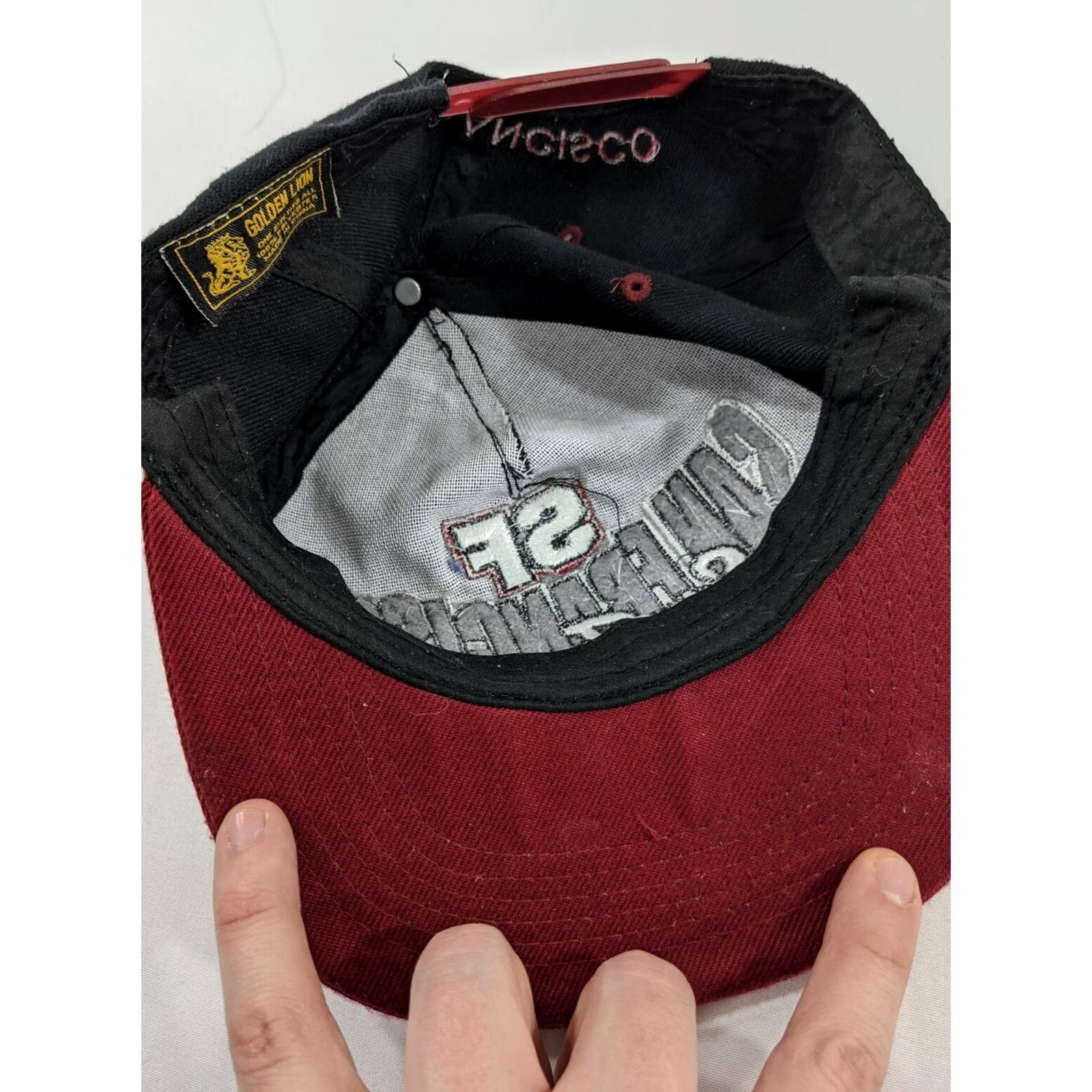 Vintage VINTAGE Golden Lion San Francisco SnapBack Hat Cap Polyester One Size Black Mens Size ONE SIZE - 7 Thumbnail