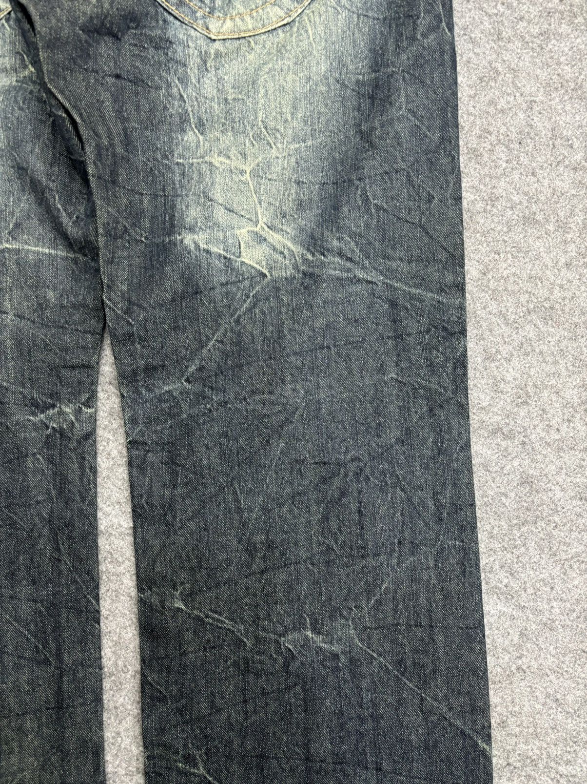 Japanese Brand 💥Insane Japan Fashion💥Daily Topics Loose Denim F512 Size US 36 / EU 52 - 14 Thumbnail