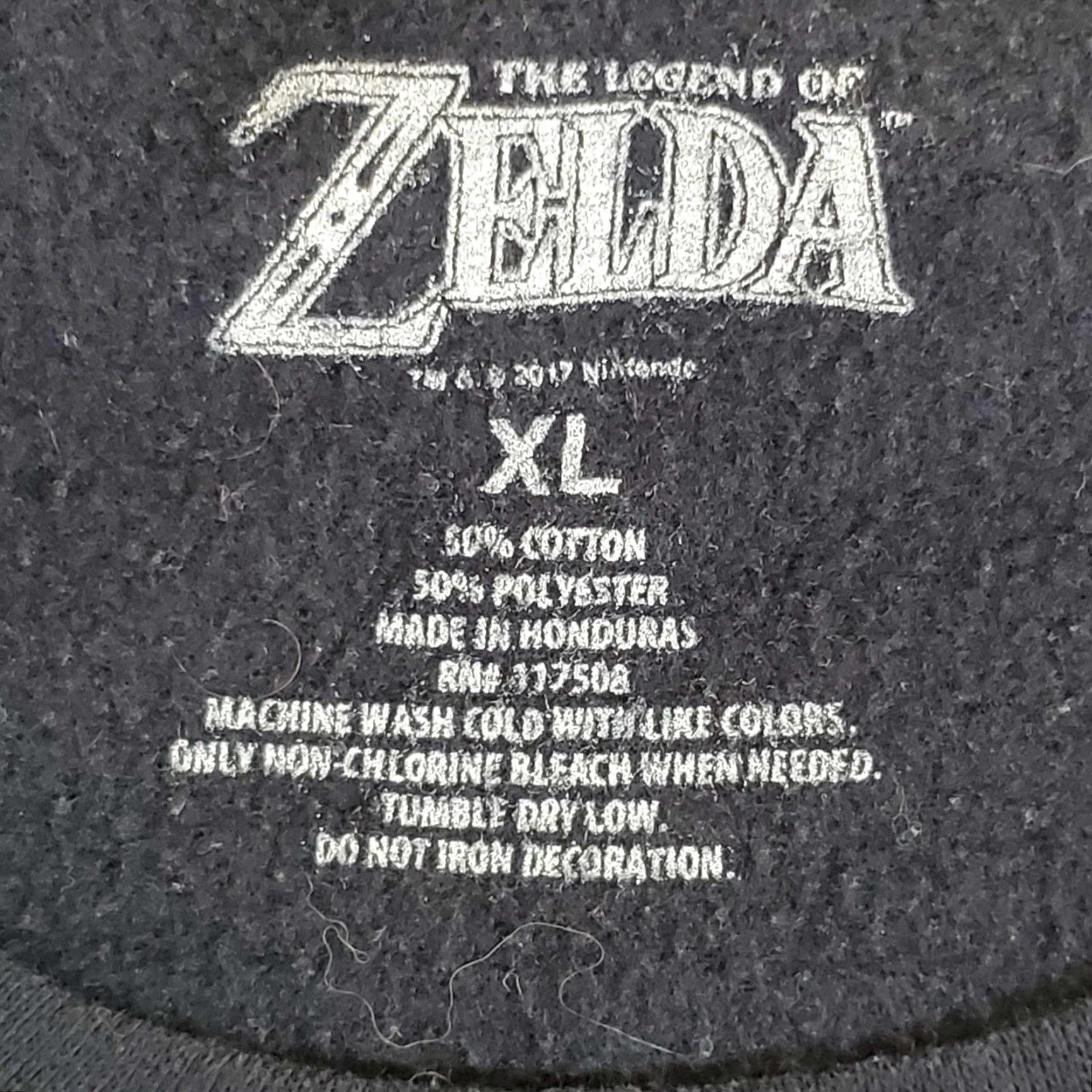 Nintendo Legend of Zelda Gaming Promo Crewneck Pullover XL Mens Hoodies Blue Nintendo Size US XL / EU 56 / 4 - 3 Thumbnail