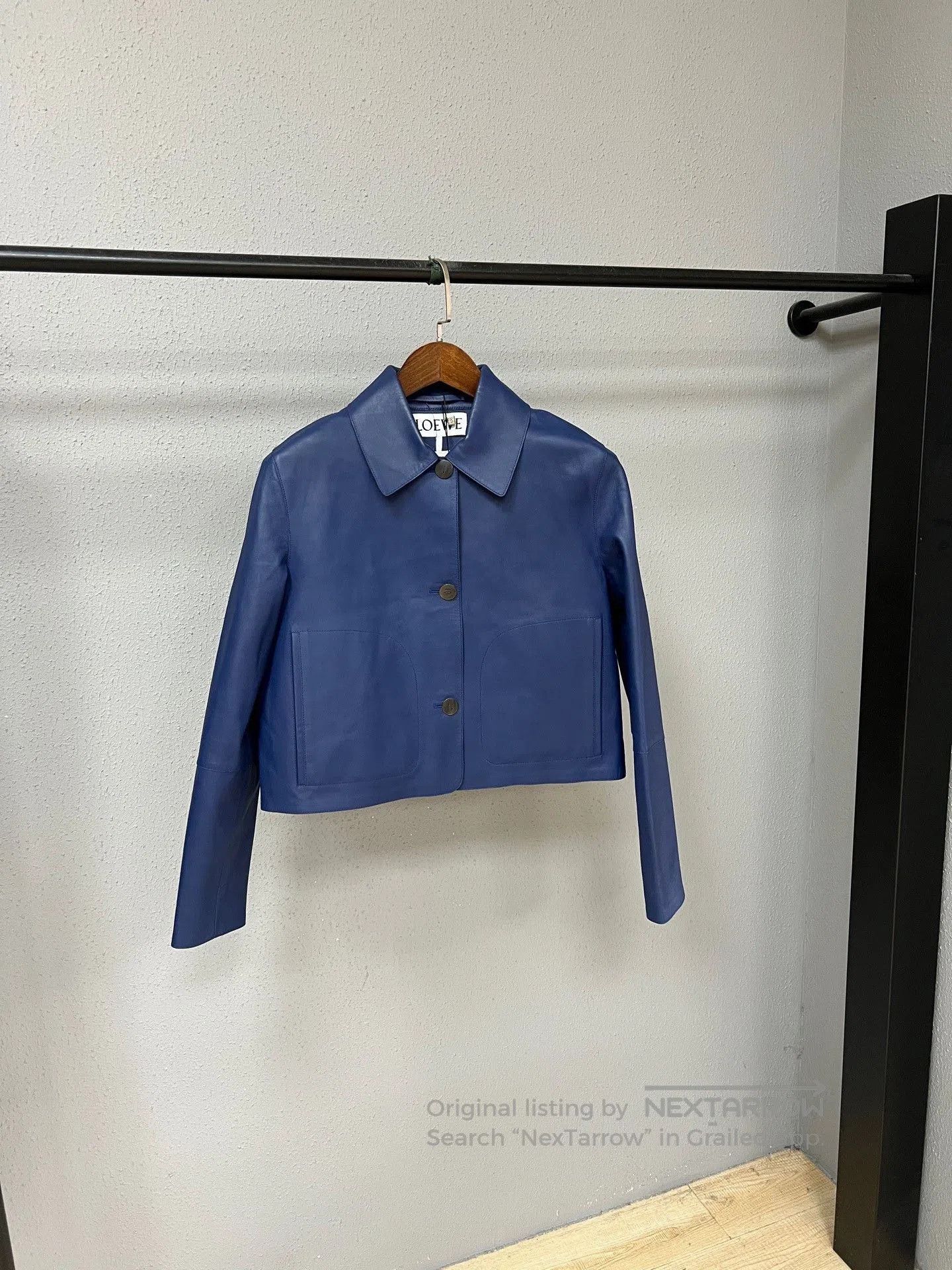 Loewe Loewe Blue Lambskin Jacket. Size US XXS / EU 40 - 1 Thumbnail