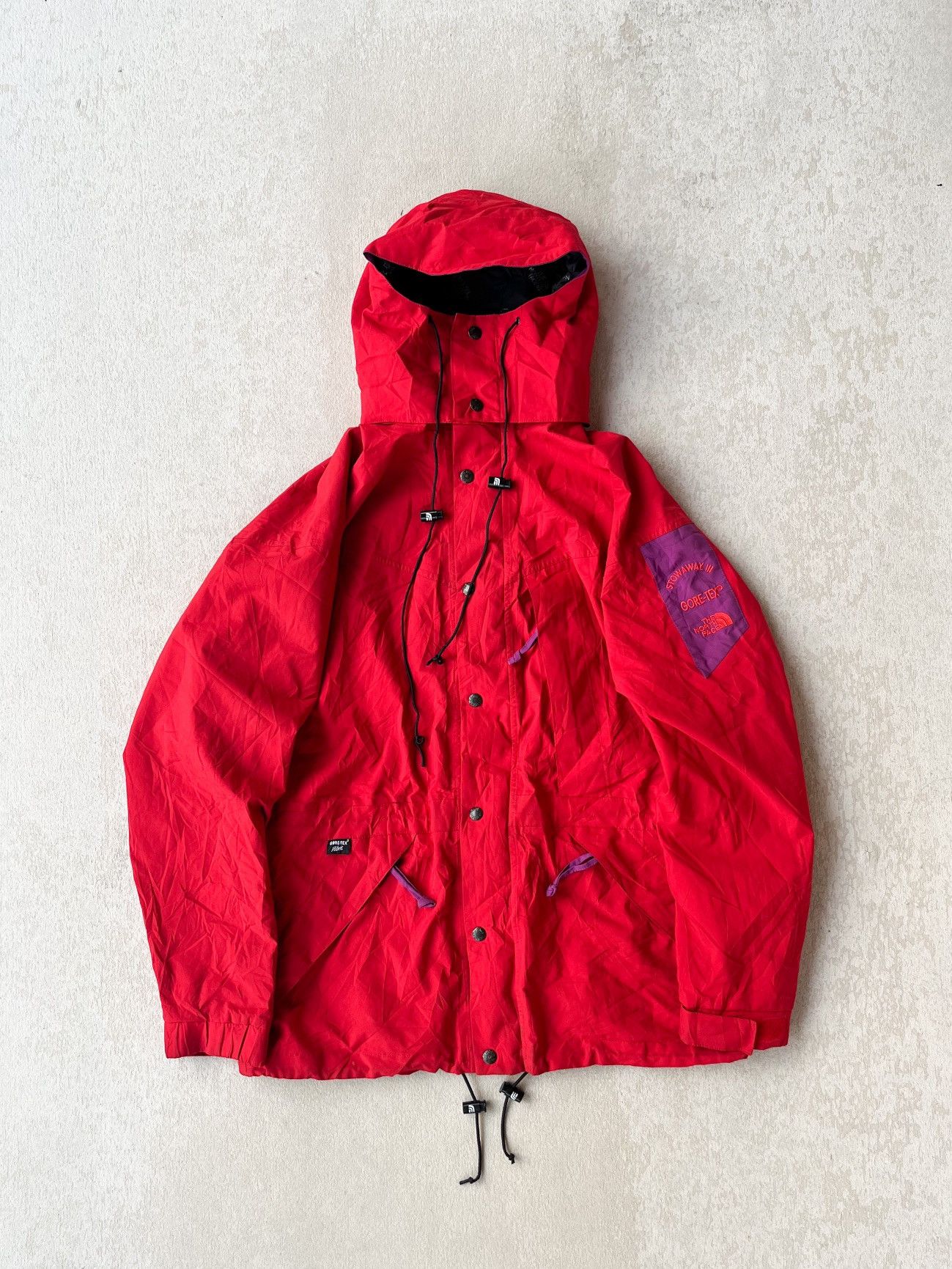 The North Face 90’s TNF Stowaway III Goretex Mountain Outdoor jacket Size US L / EU 52-54 / 3 - 1 Thumbnail