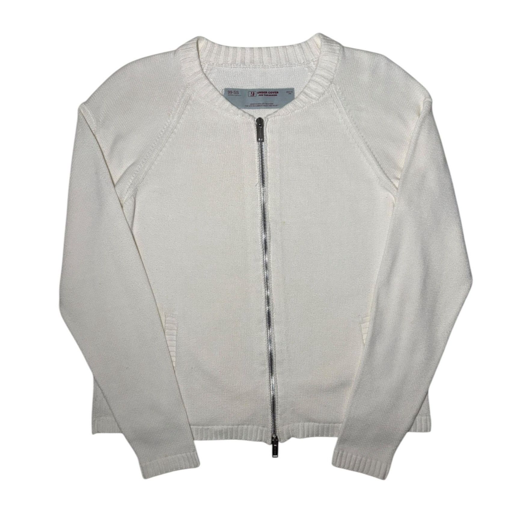 Undercover ♚ Undercover SS99 'Relief' Zip up Sweater ♚ Size S / US 4 / IT 40 - 1 Thumbnail