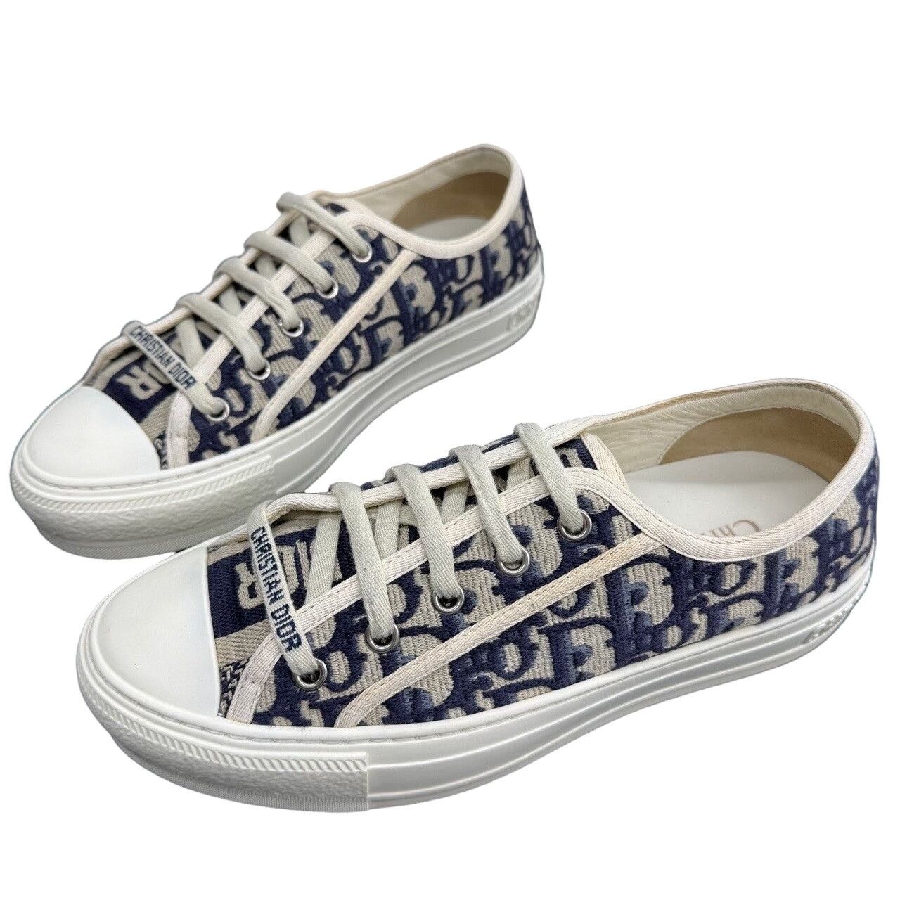 Dior Dior Oblique Walk'n'Dior Low-Top Sneakers Size 36 Size US 6 / IT 36 - 1 Thumbnail