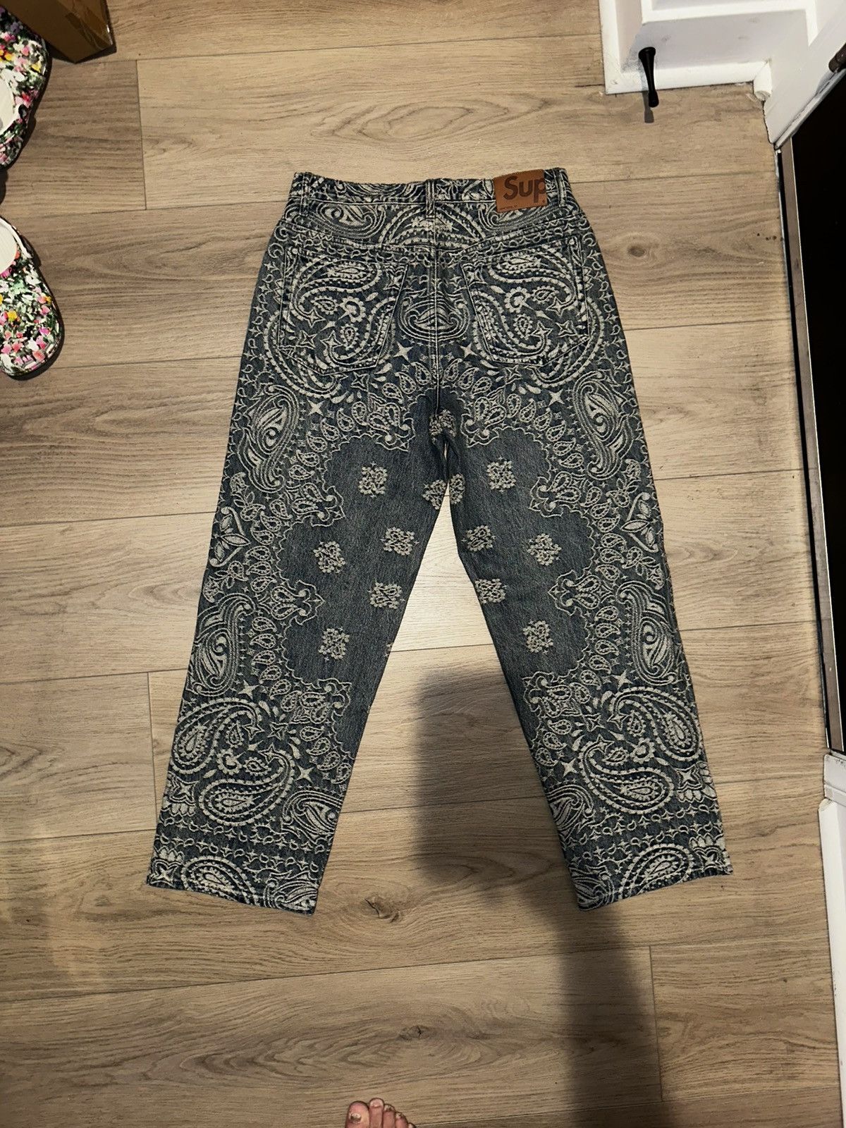 Supreme Supreme Bandana Jacquard Baggy Jean Size US 30 / EU 46 - 2 Thumbnail