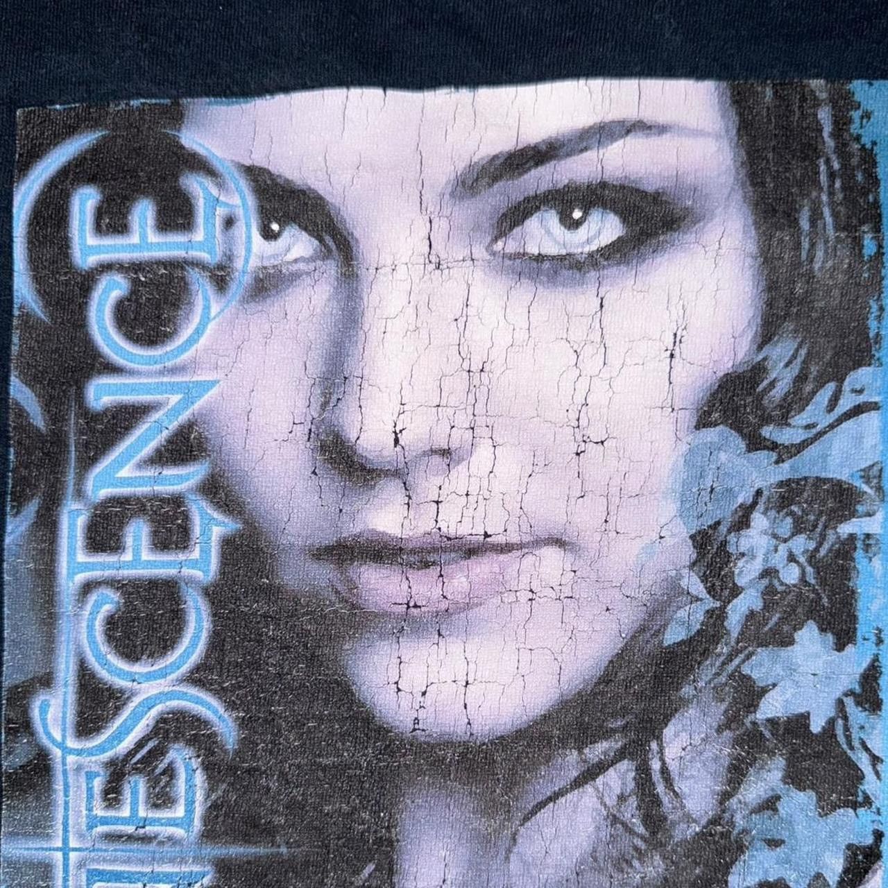 Vintage Vintage 2000s Evanescence Nu-Metal Amy Lee Rare Band Tee Size US M / EU 48-50 / 2 - 8 Thumbnail
