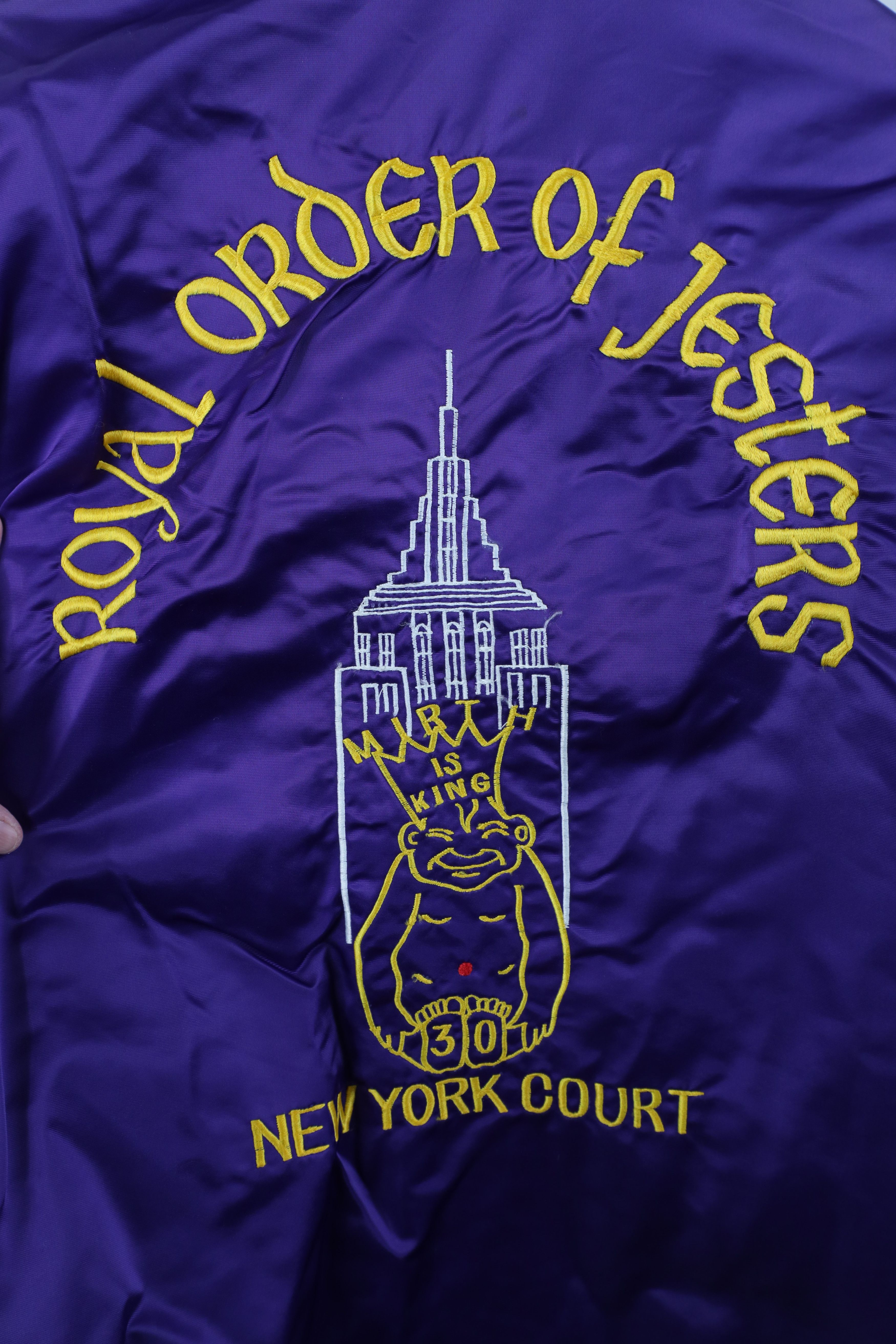 Vintage Vintage 70s Royal Order of Jesters New York Satin Jacket USA Size US M / EU 48-50 / 2 - 11 Thumbnail