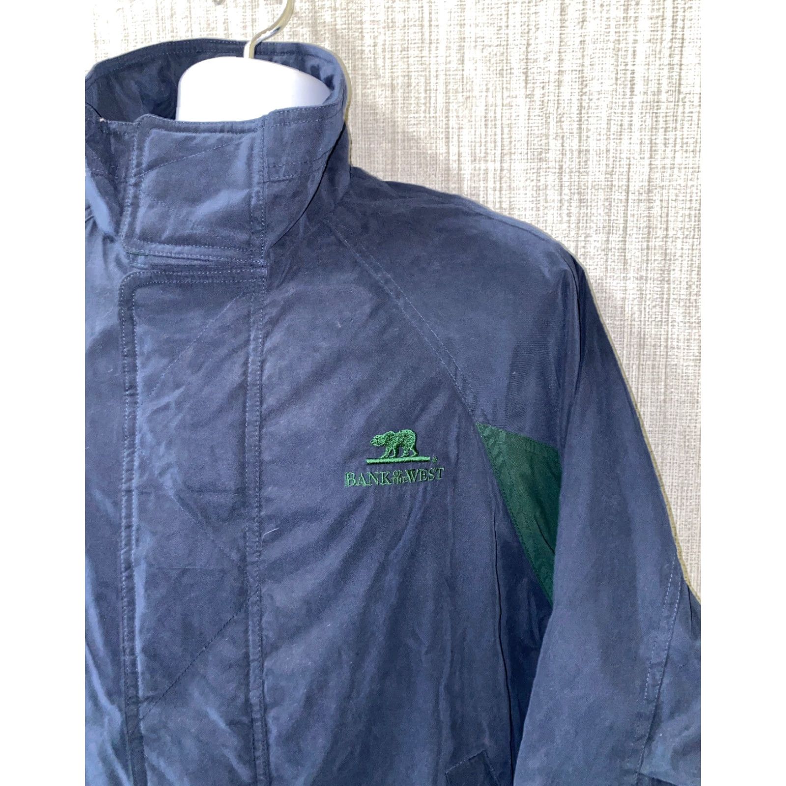 Vintage Munsingwear Mens Blue Polyester/Nylon Full Zip Jacket Size L NWT Size US L / EU 52-54 / 3 - 2 Thumbnail