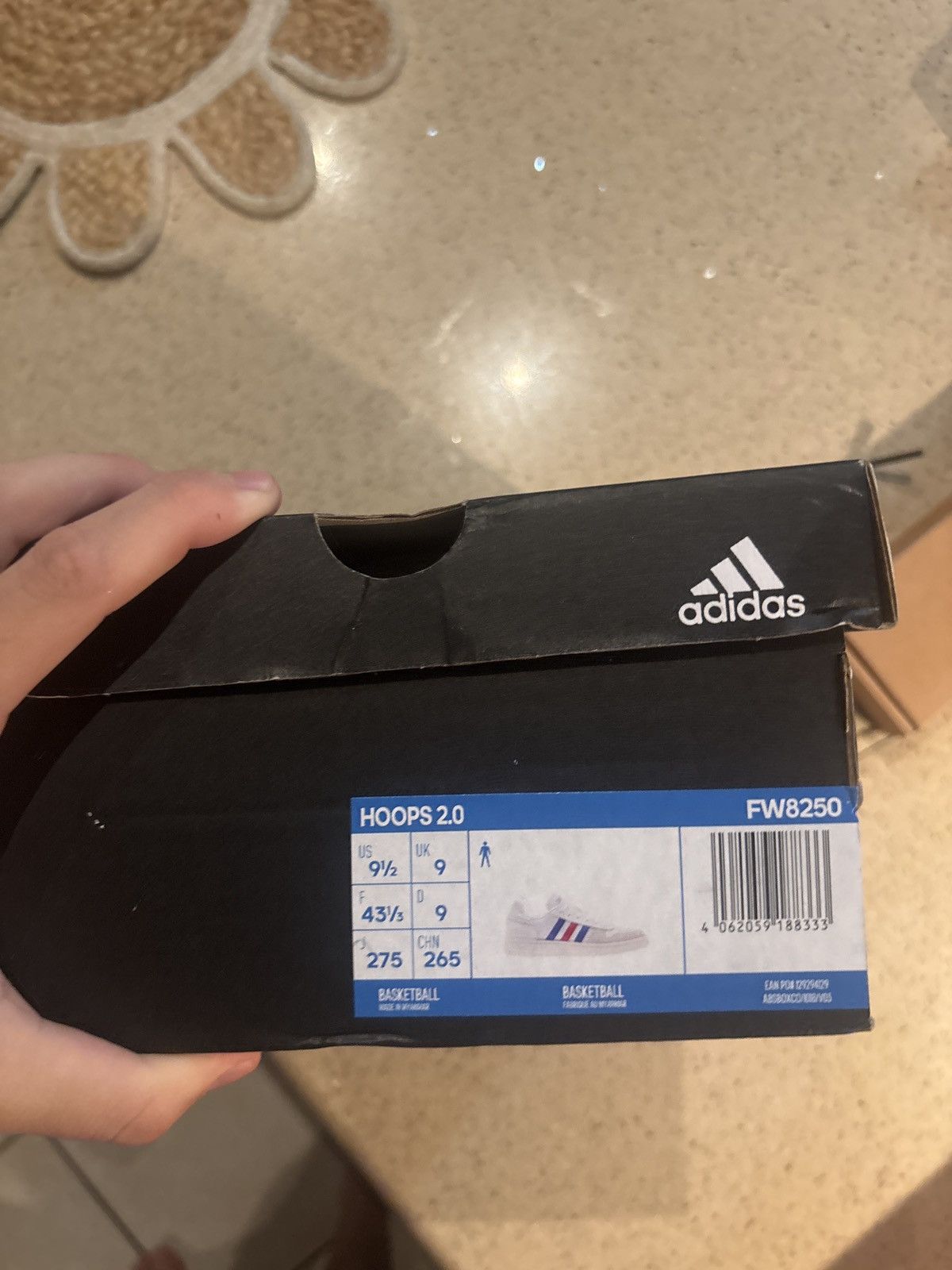 Adidas adidas Hoops 2.0 Size US 9.5 / EU 42-43 - 7 Thumbnail