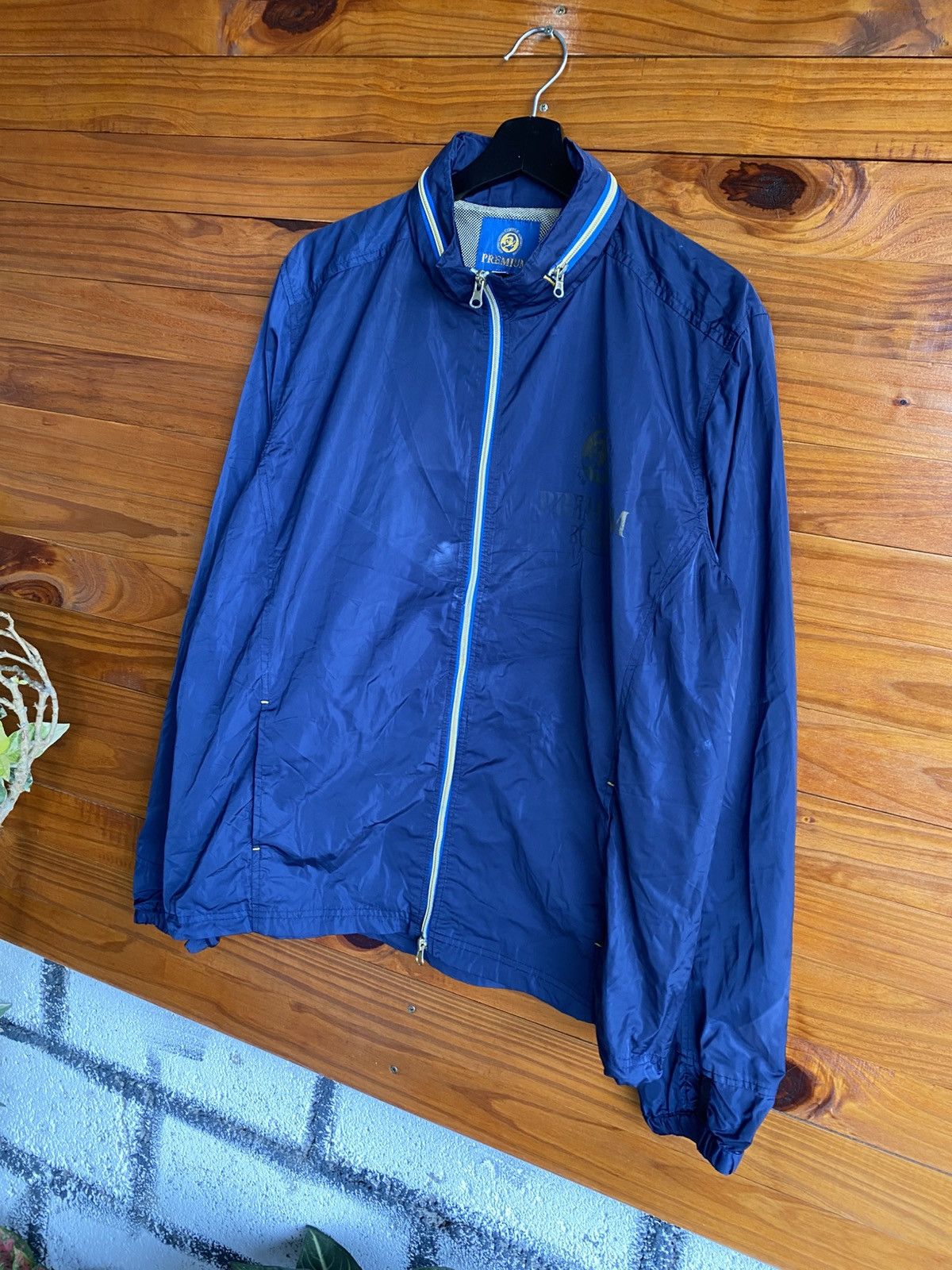 Japanese Brand Premium Boss Coffee Blue Zip-Up Jacket – Vintage Japanese Size US L / EU 52-54 / 3 - 4 Thumbnail