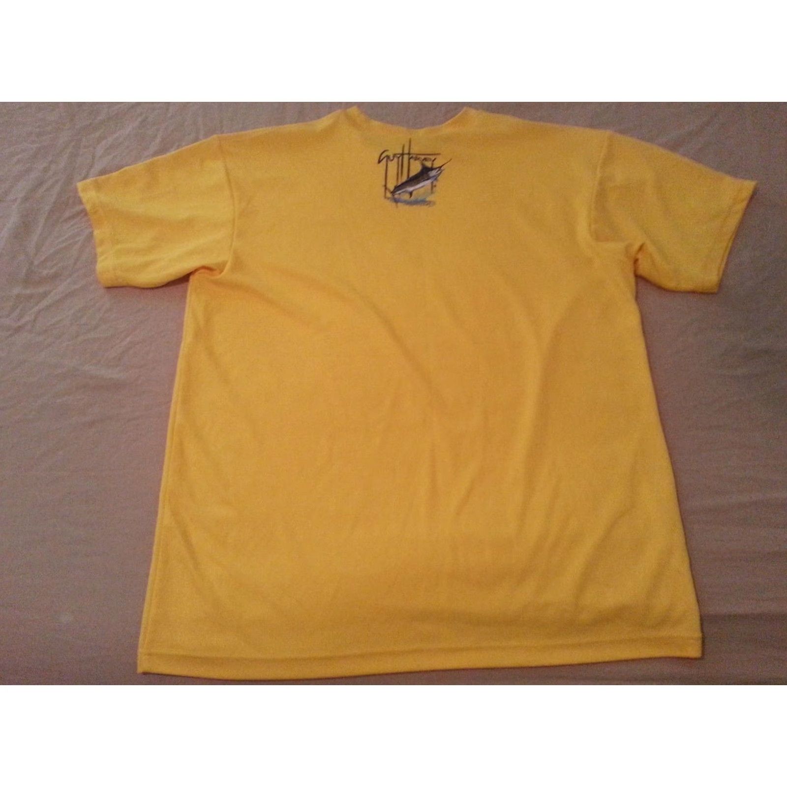 Guy Harvey VINTAGE Guy Harvey Shirt Mens M Medium Yellow Shirt Mens M Yellow Guy Harvey T-Shirt Size US M / EU 48-50 / 2 - 2 Thumbnail