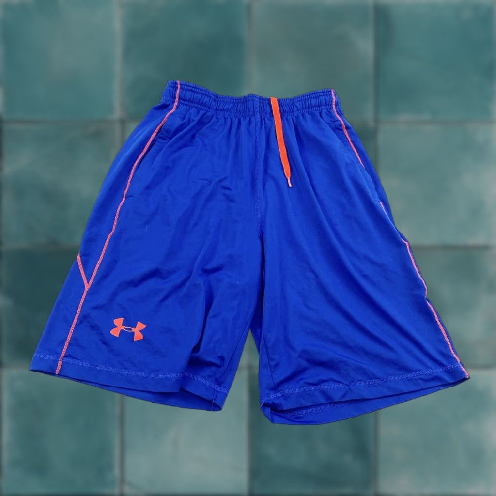 Under Armour Under Armour Athletic Shorts Mens Small Blue Basketball Shorts Mens S Athletic Blue Basketball Mens Size US 29 - 1 Thumbnail