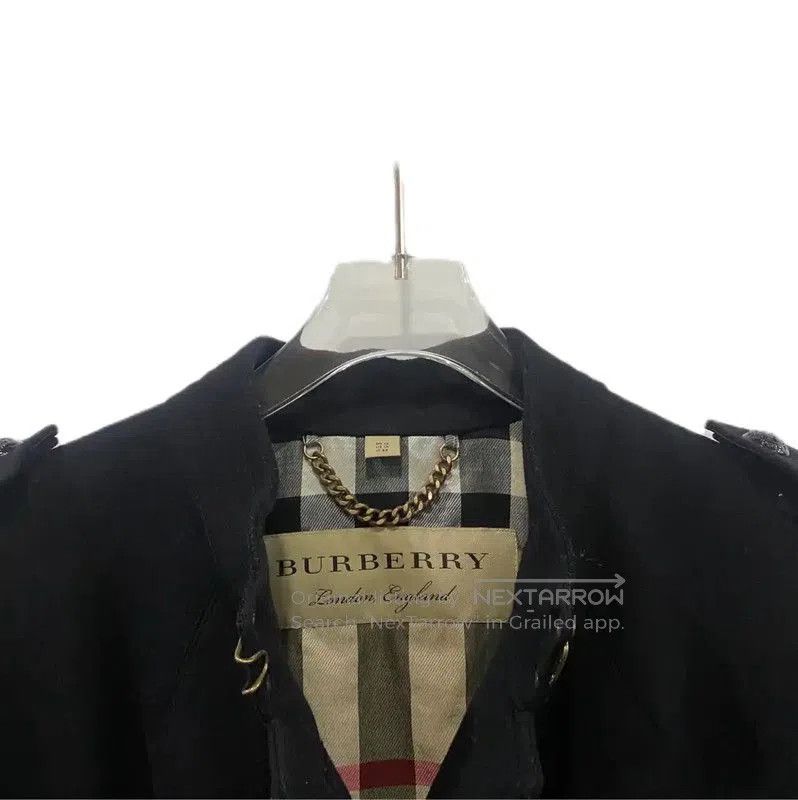 Burberry Burberry Black Wool Ladies Coat. Size L / US 10 / IT 46 - 3 Thumbnail
