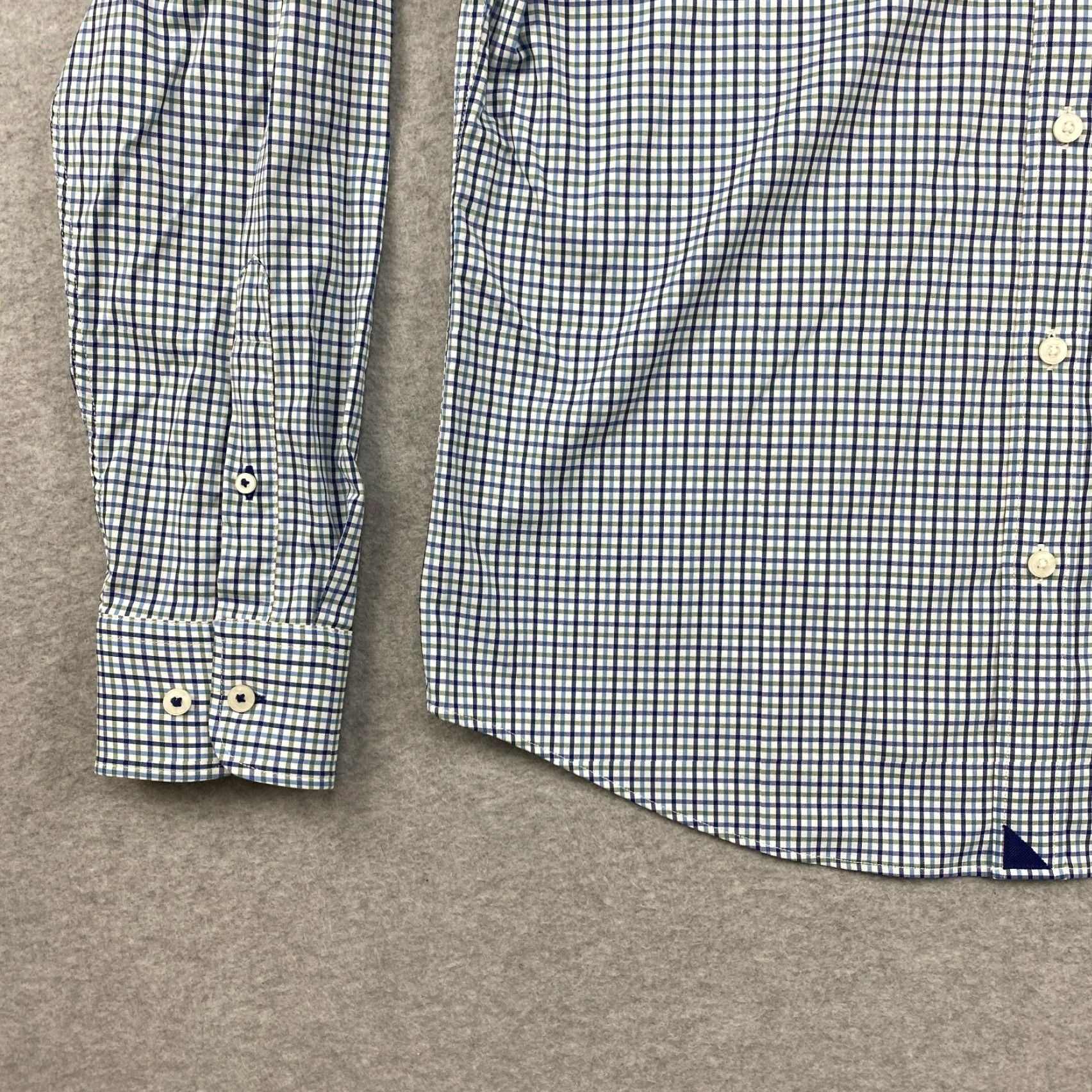 UNTUCKit UNTUCKit Button-Up Shirt Mens Large Check Slim Nylon Stretch Long Sleeve Size US L / EU 52-54 / 3 - 3 Thumbnail