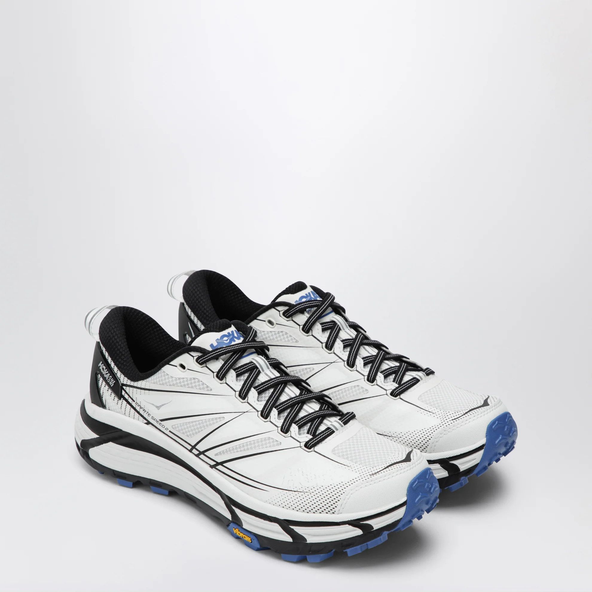 Hoka o1d2blof0426 Speed 2 Low-Top Sneakers in White/Black Size US 8.5 / EU 41-42 - 2 Thumbnail