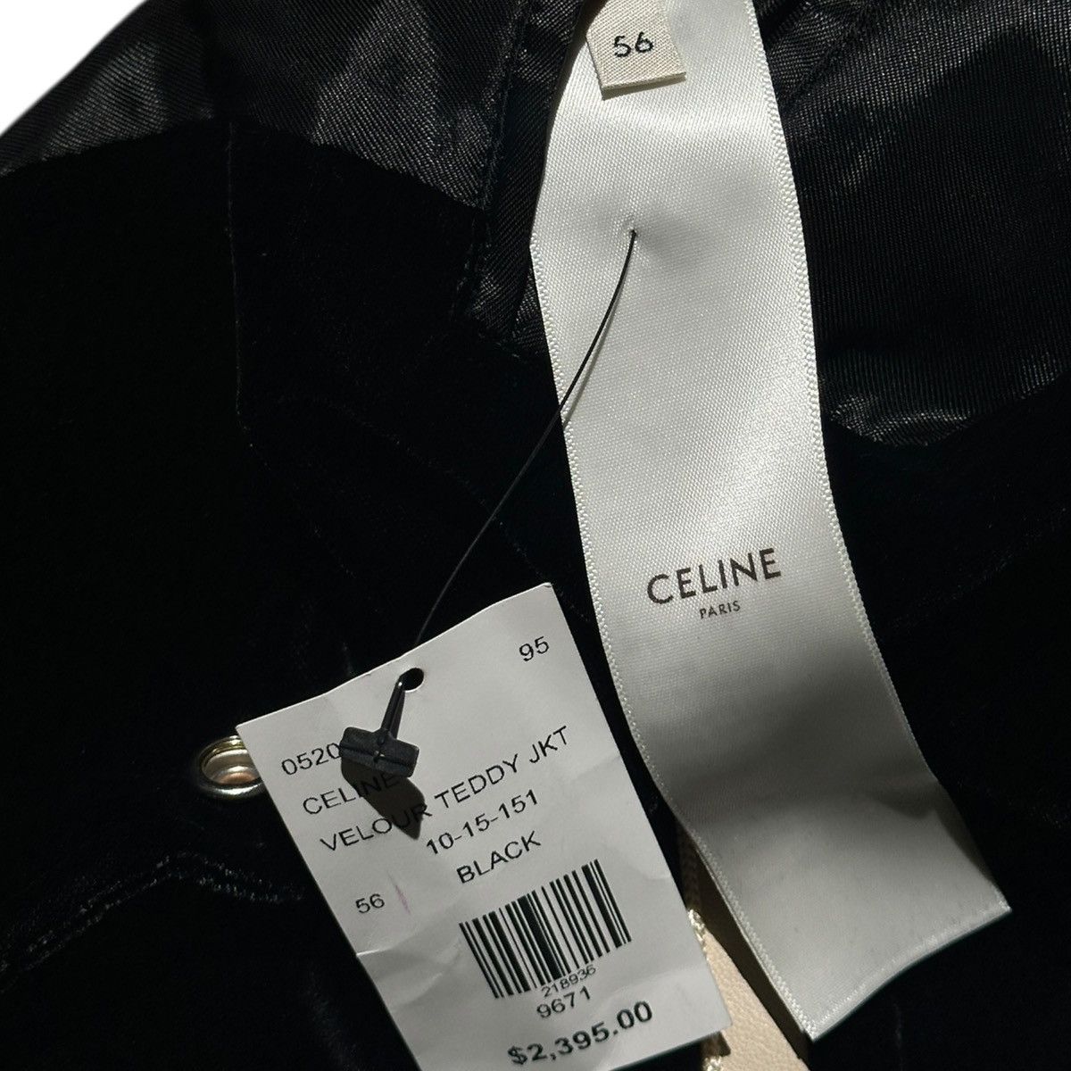 Celine $2,400 Velvet teddy bomber jacket Size US L / EU 52-54 / 3 - 4 Thumbnail