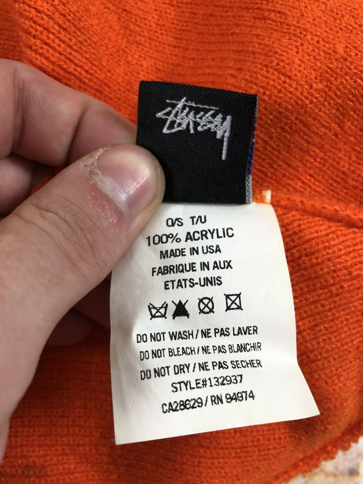 Stussy Stussy orange hat Size ONE SIZE - 7 Thumbnail