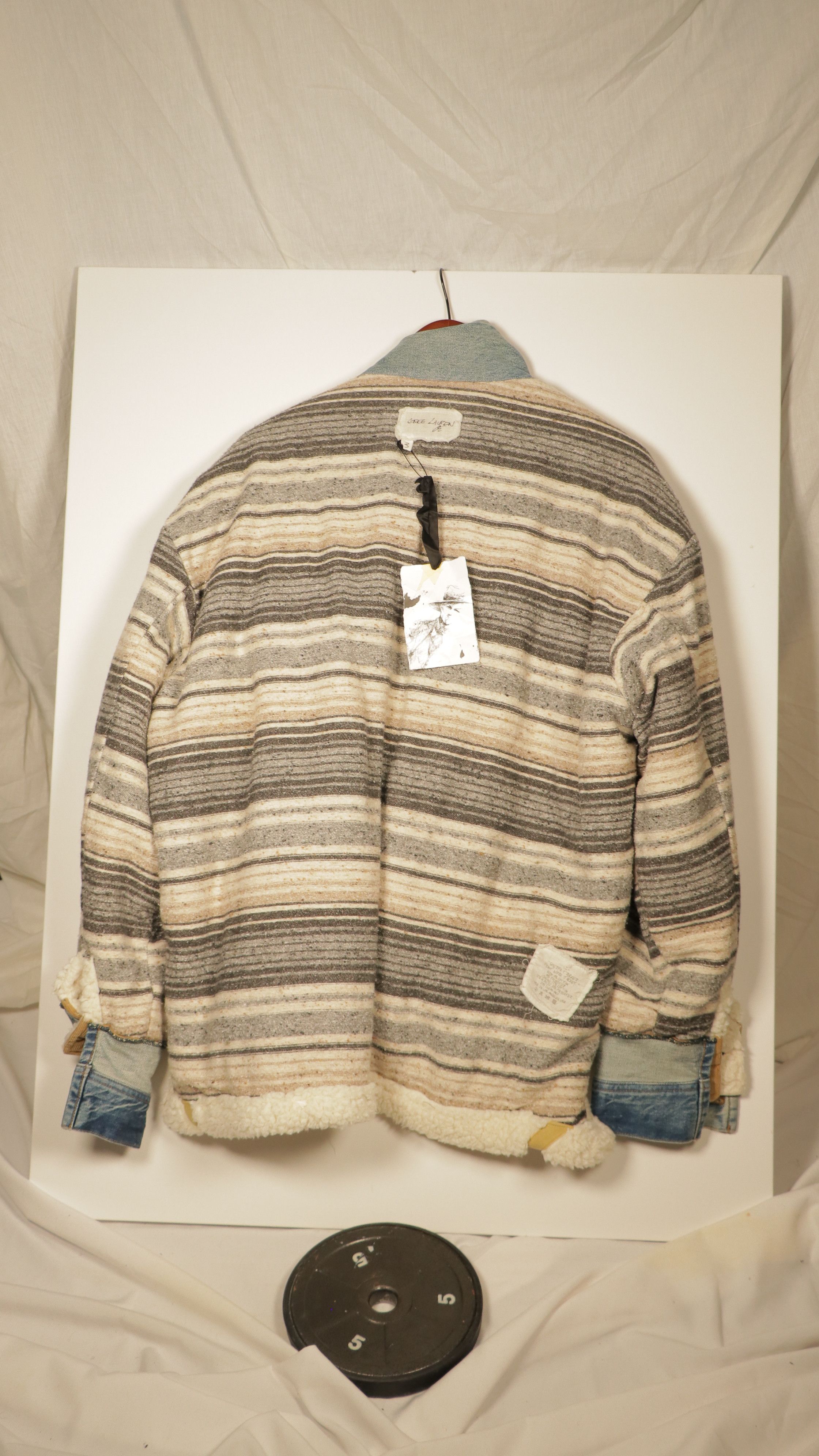 Greg Lauren *NWT* Greg Lauren Sherpa **RARE** Size 3/Large REVERSIBLE Size US L / EU 52-54 / 3 - 5 Thumbnail