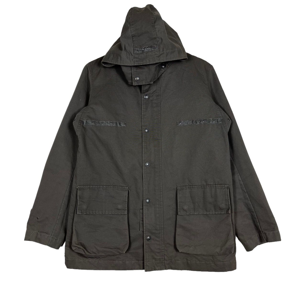 Japanese Brand 291295 HOMME MILITARY HOODIE JACKET Size US M / EU 48-50 / 2 - 2 Thumbnail