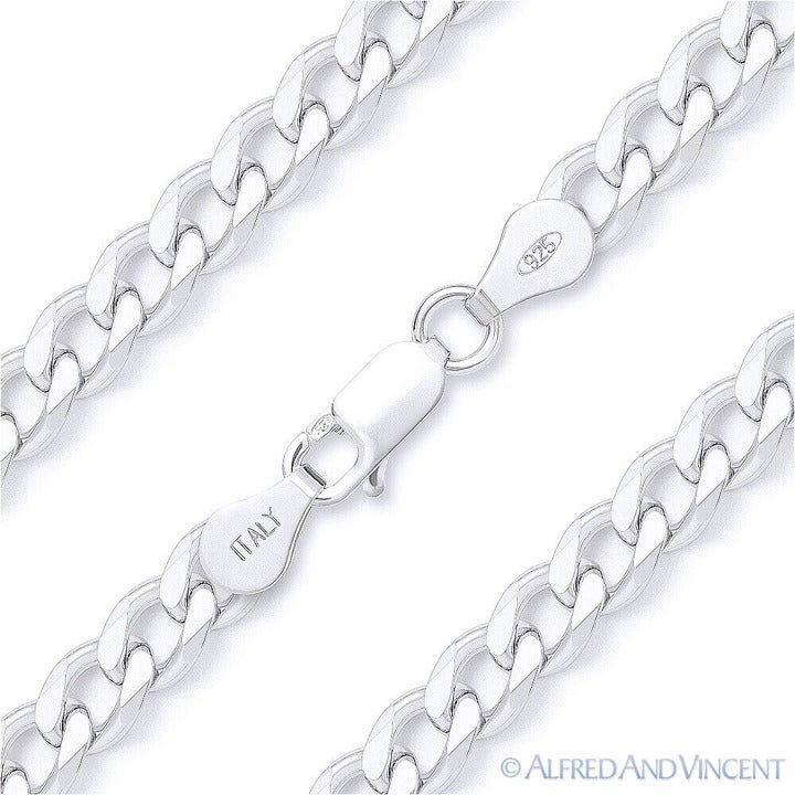 Other Cuban / Curb Link Chain Bracelet in .925 Sterling Silver Size ONE SIZE - 1 Thumbnail