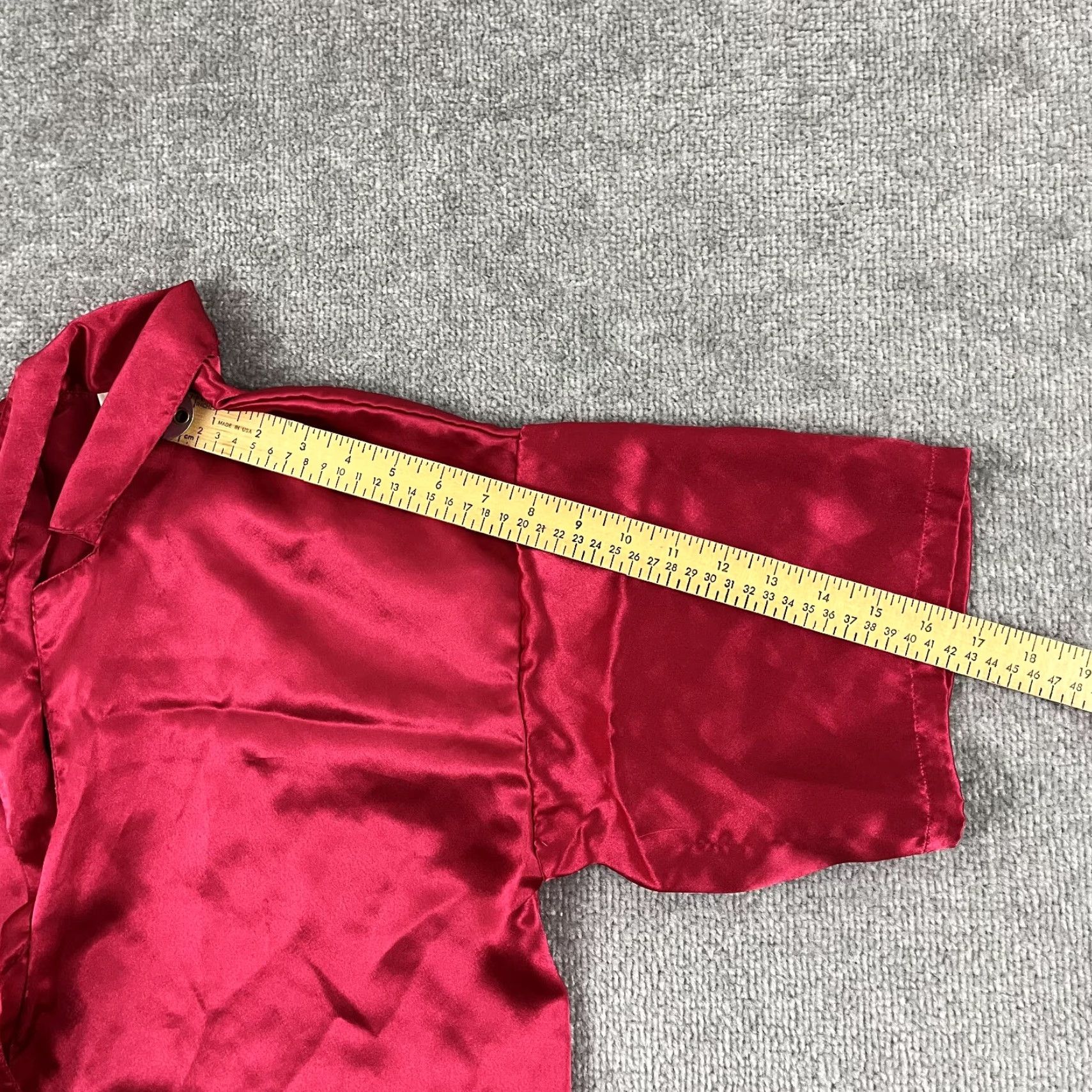 Victoria's Secret Vintage Victoria's Secret Shirt Womens P/S Petite Small Red Pajama Sleep Button Size S / US 4 / IT 40 - 5 Thumbnail