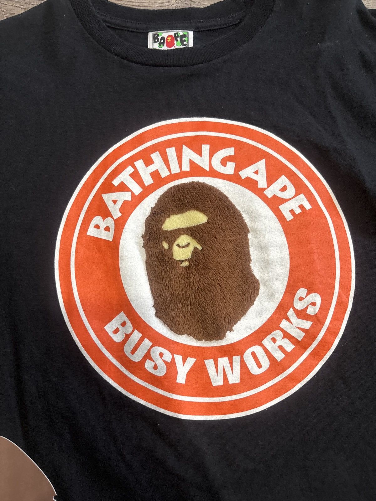 Bape Bape BUSY WORKS TEE APE HEAD Size US M / EU 48-50 / 2 - 2 Thumbnail