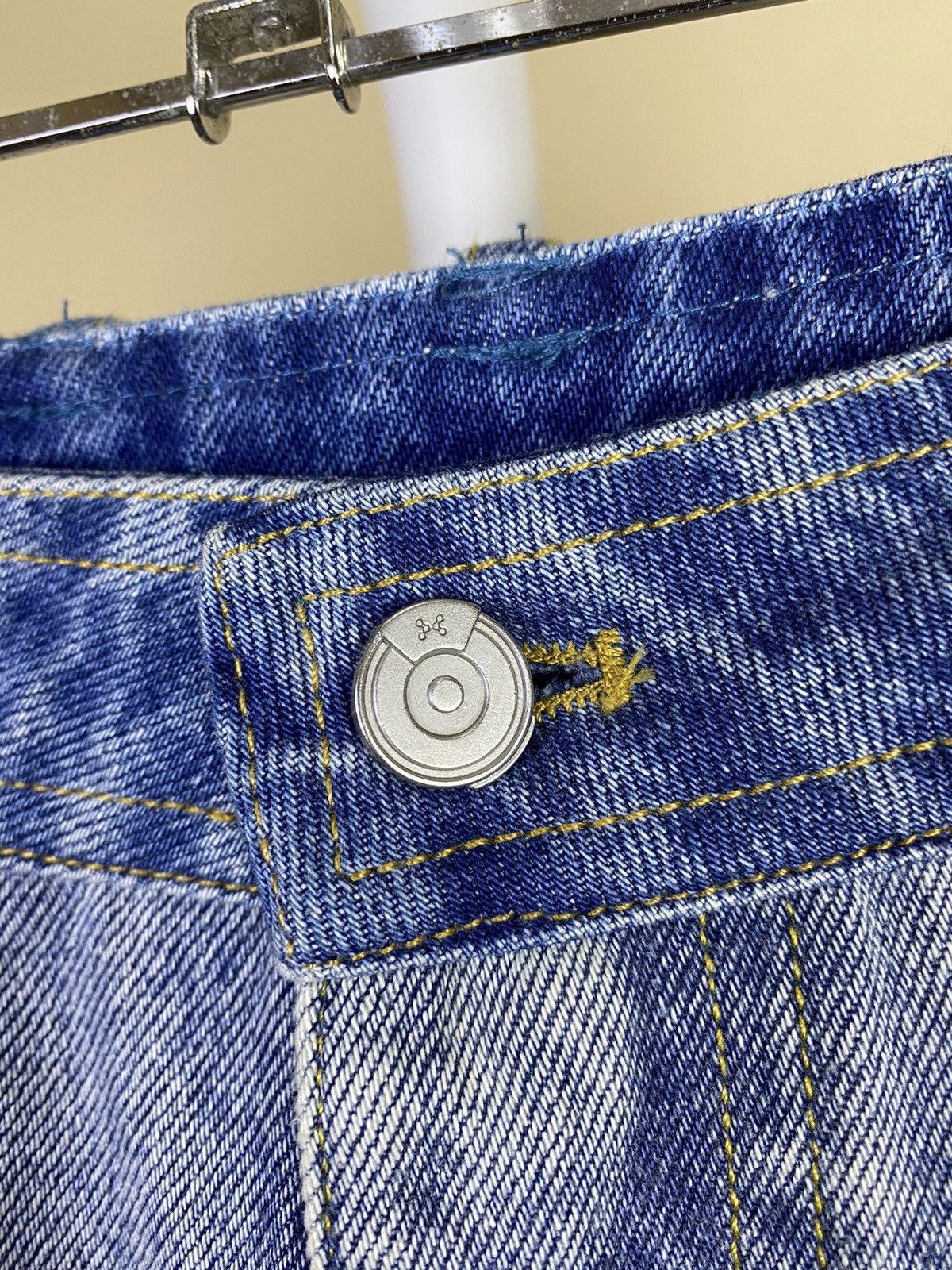C2H4 C2H4 - Paneled flared Denim pants Size US 33 - 8 Thumbnail