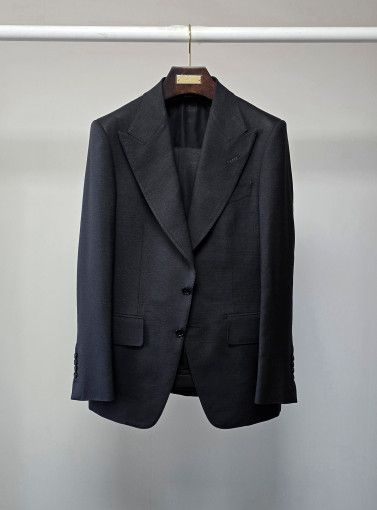 Tom Ford o1sm1stk0824 Atticus Grand Hopsack Silk Two-Piece Suit Black Size US L / EU 52-54 / 3 - 1 Thumbnail