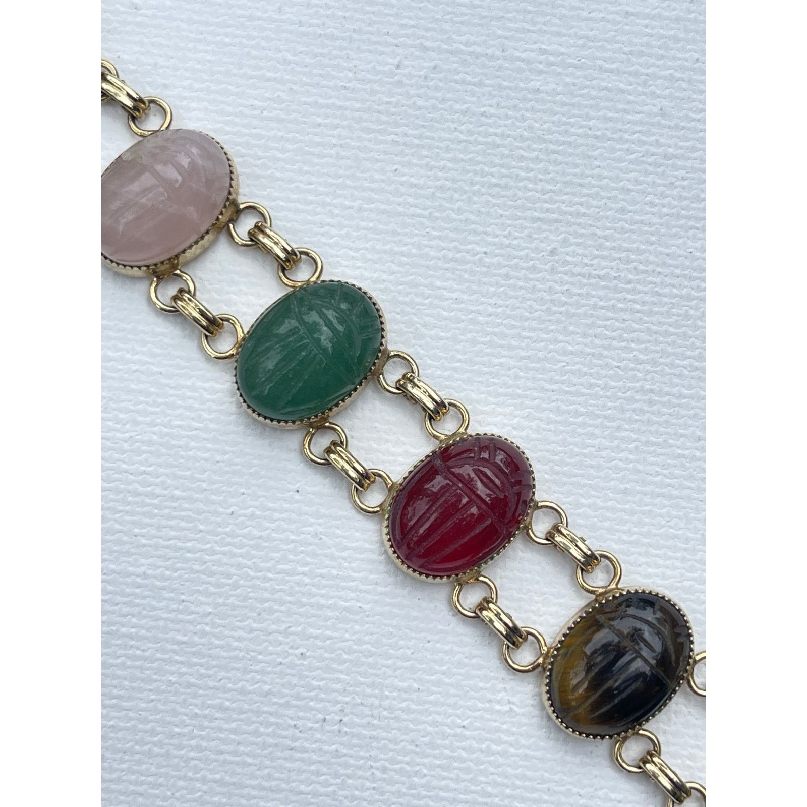 Vintage Vintage Sterling Silver Scarab Bracelet Signed JOJAK Size ONE SIZE - 3 Thumbnail